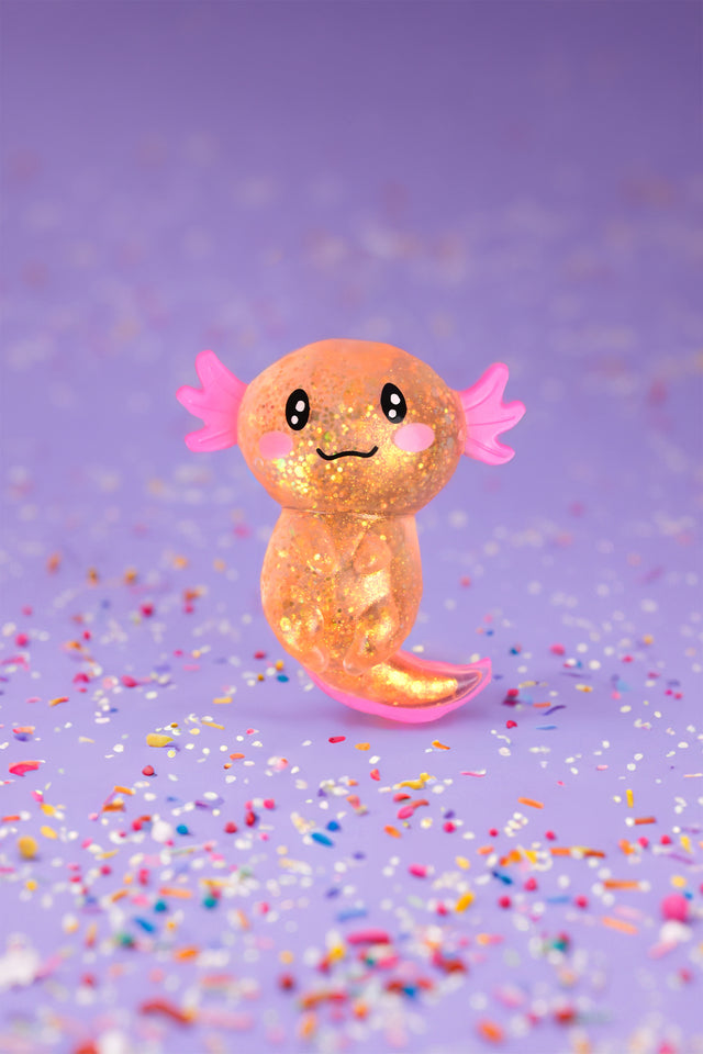 Squishy Ajolote Glitter