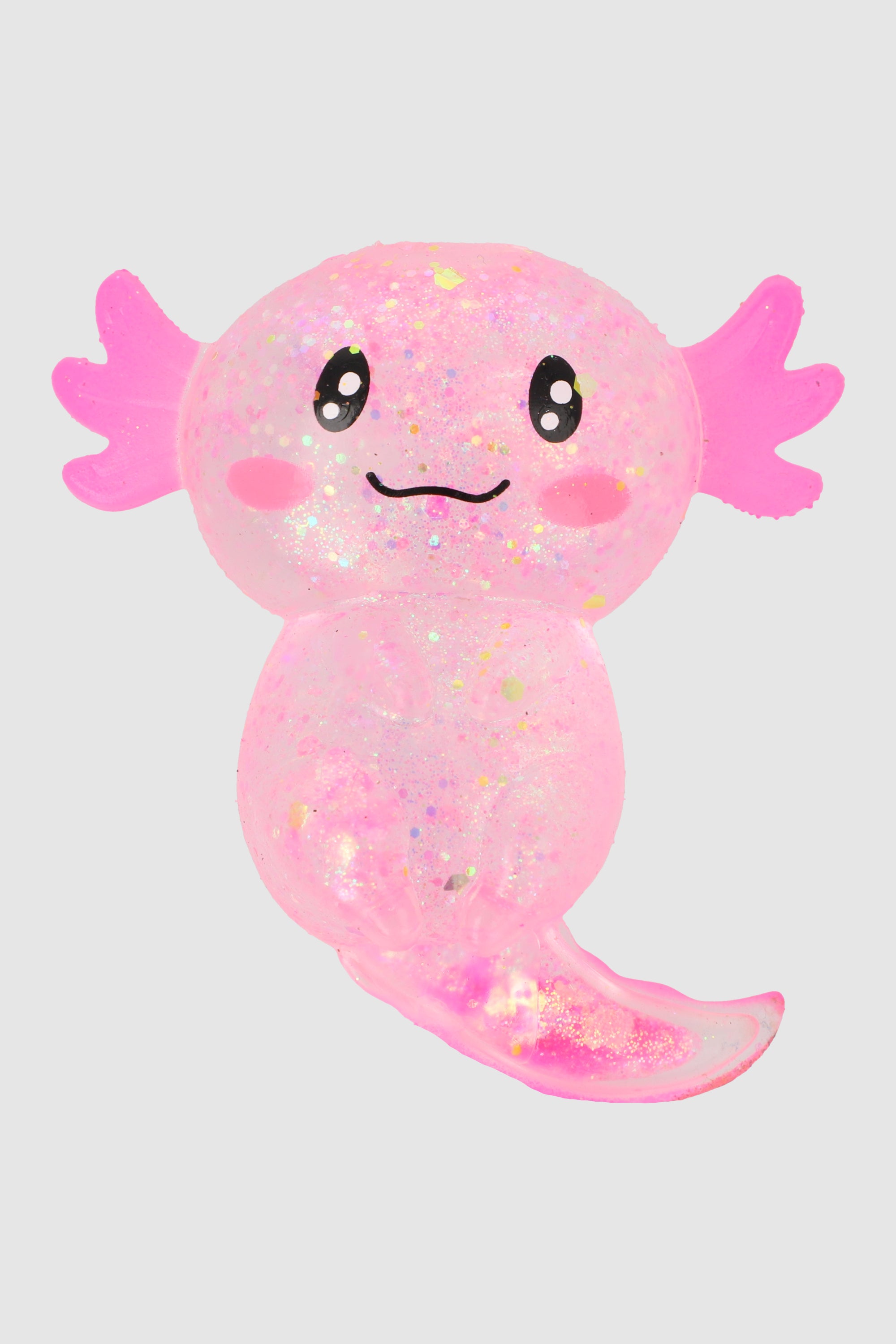 Squishy Ajolote Glitter ROSA