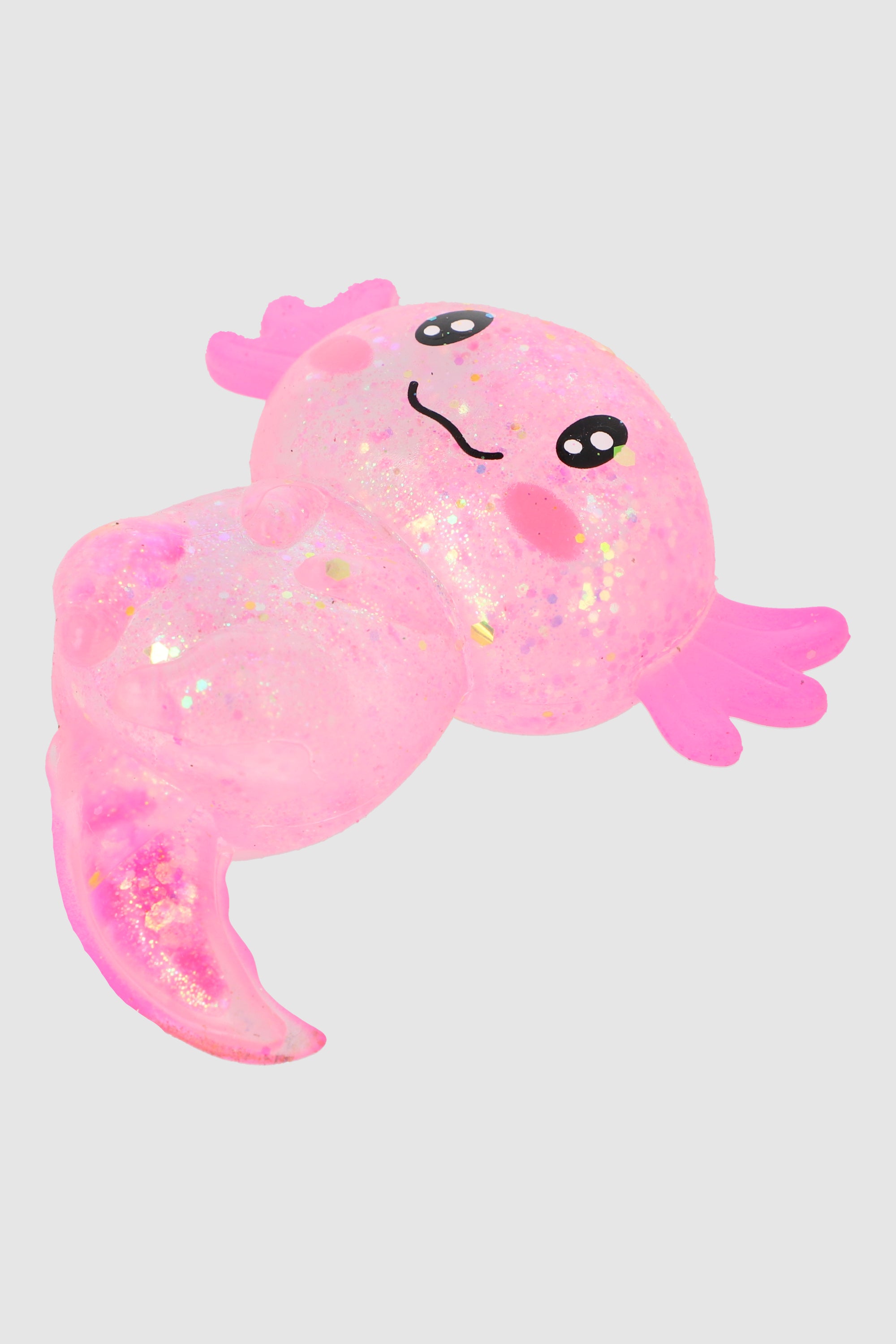 Squishy Ajolote Glitter ROSA