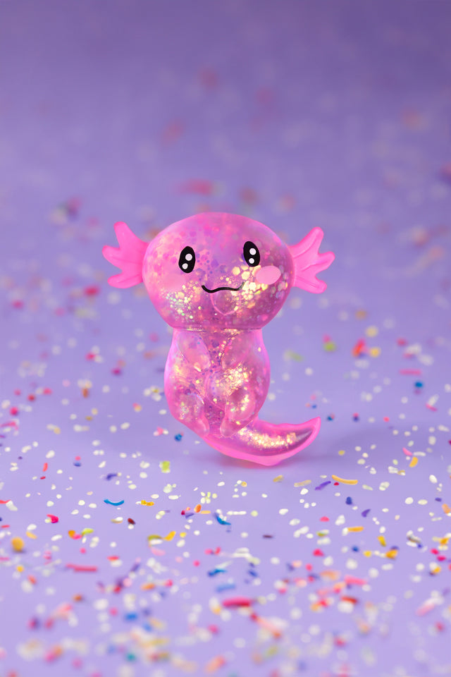 Squishy Ajolote Glitter