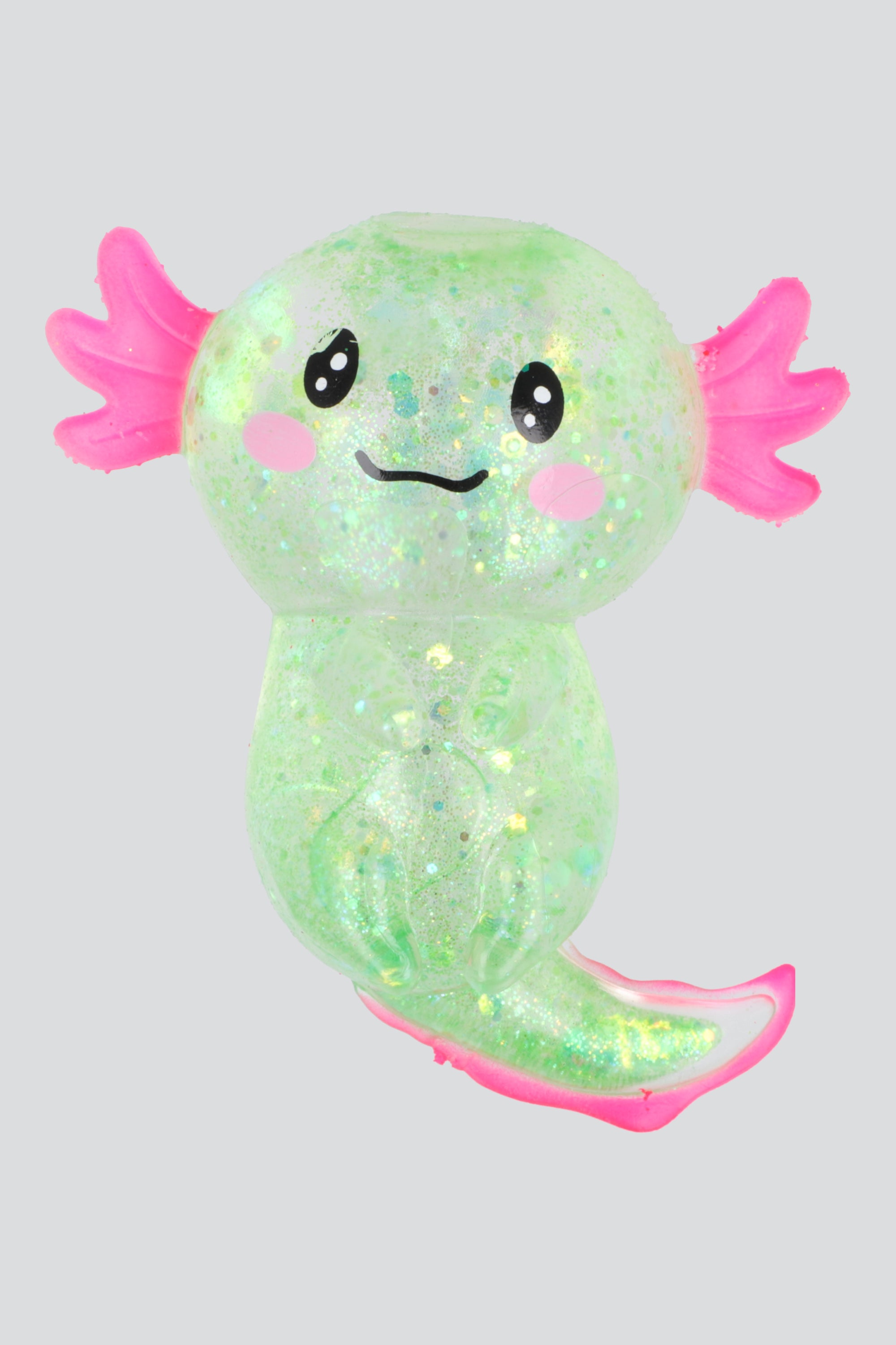 Squishy Ajolote Glitter VERDE