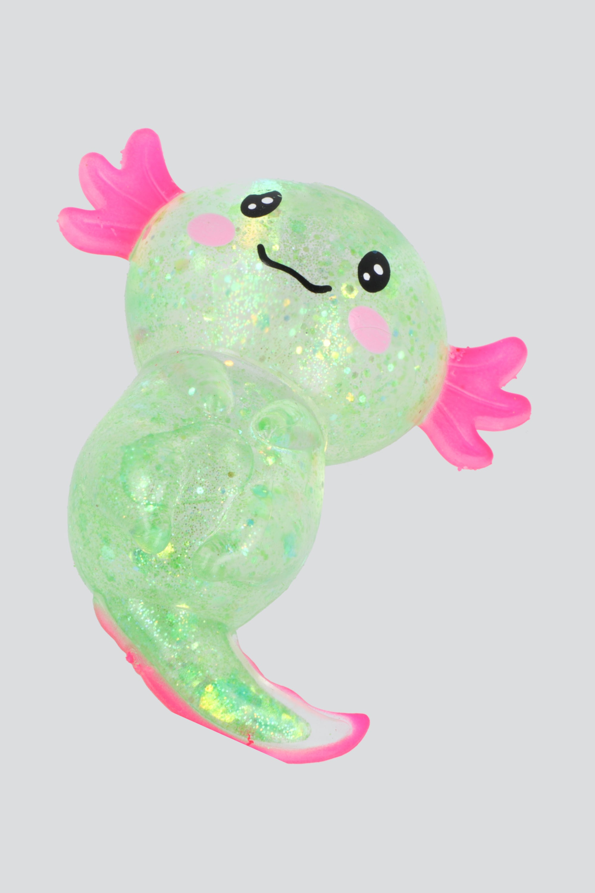 Squishy Ajolote Glitter VERDE