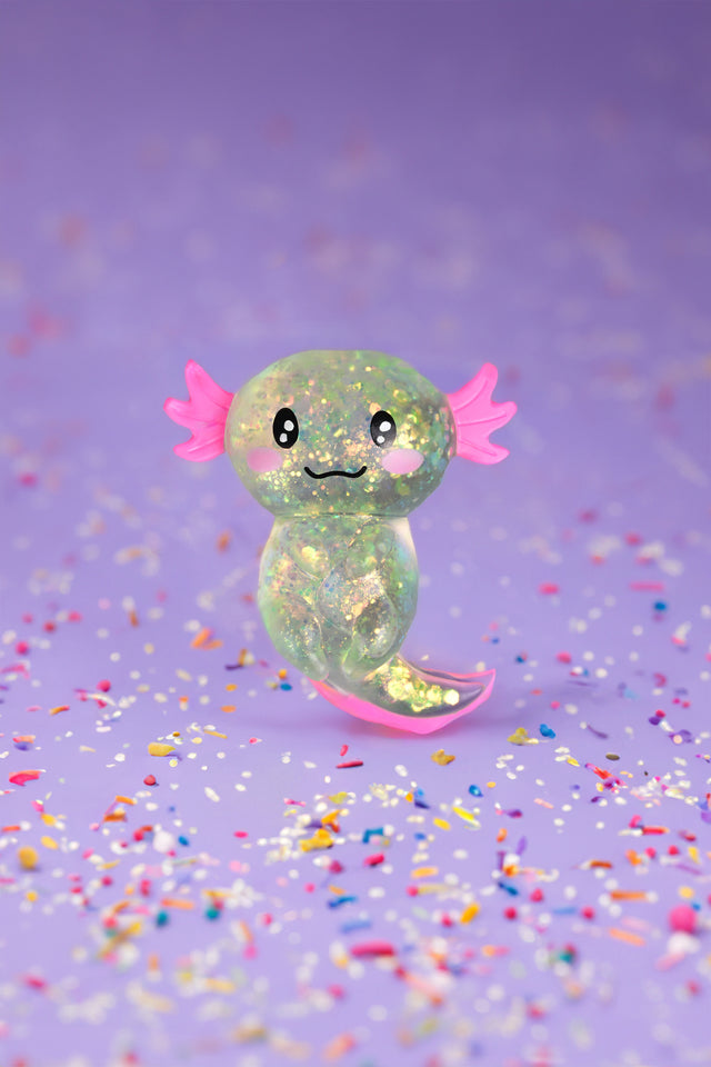 Squishy Ajolote Glitter