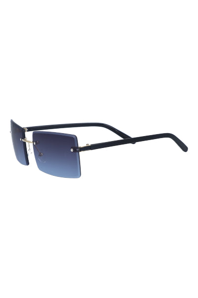 Lentes Rectangulares Efecto Degradado AZUL