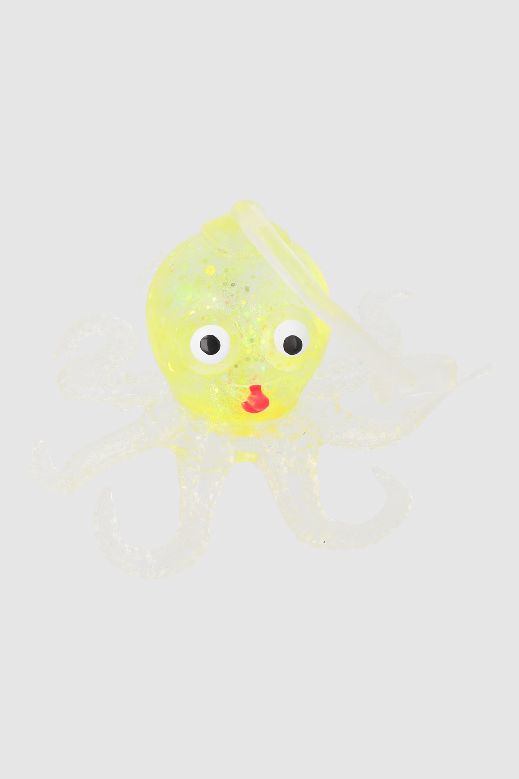 Squishy Pulpo Glitter AMARILLO