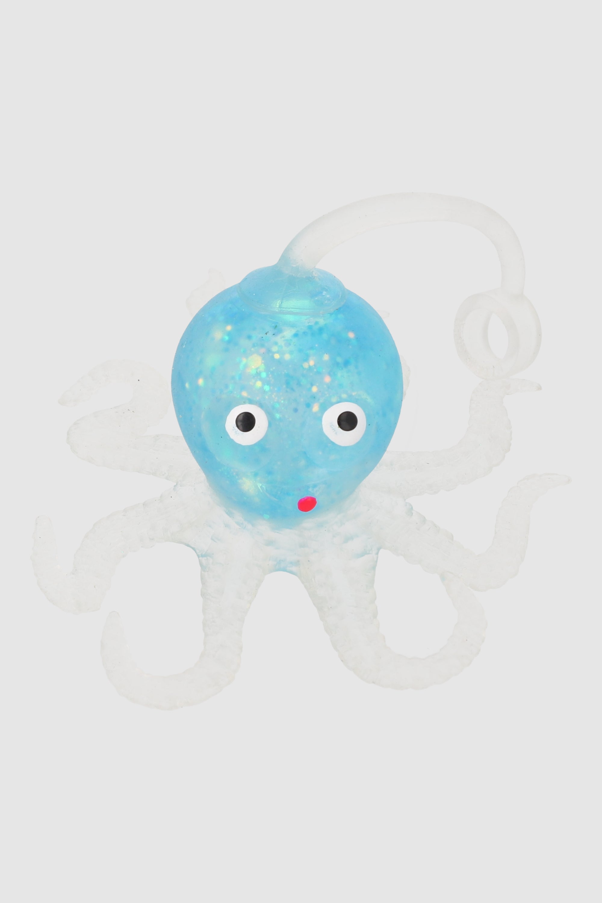 Squishy Pulpo Glitter AZUL