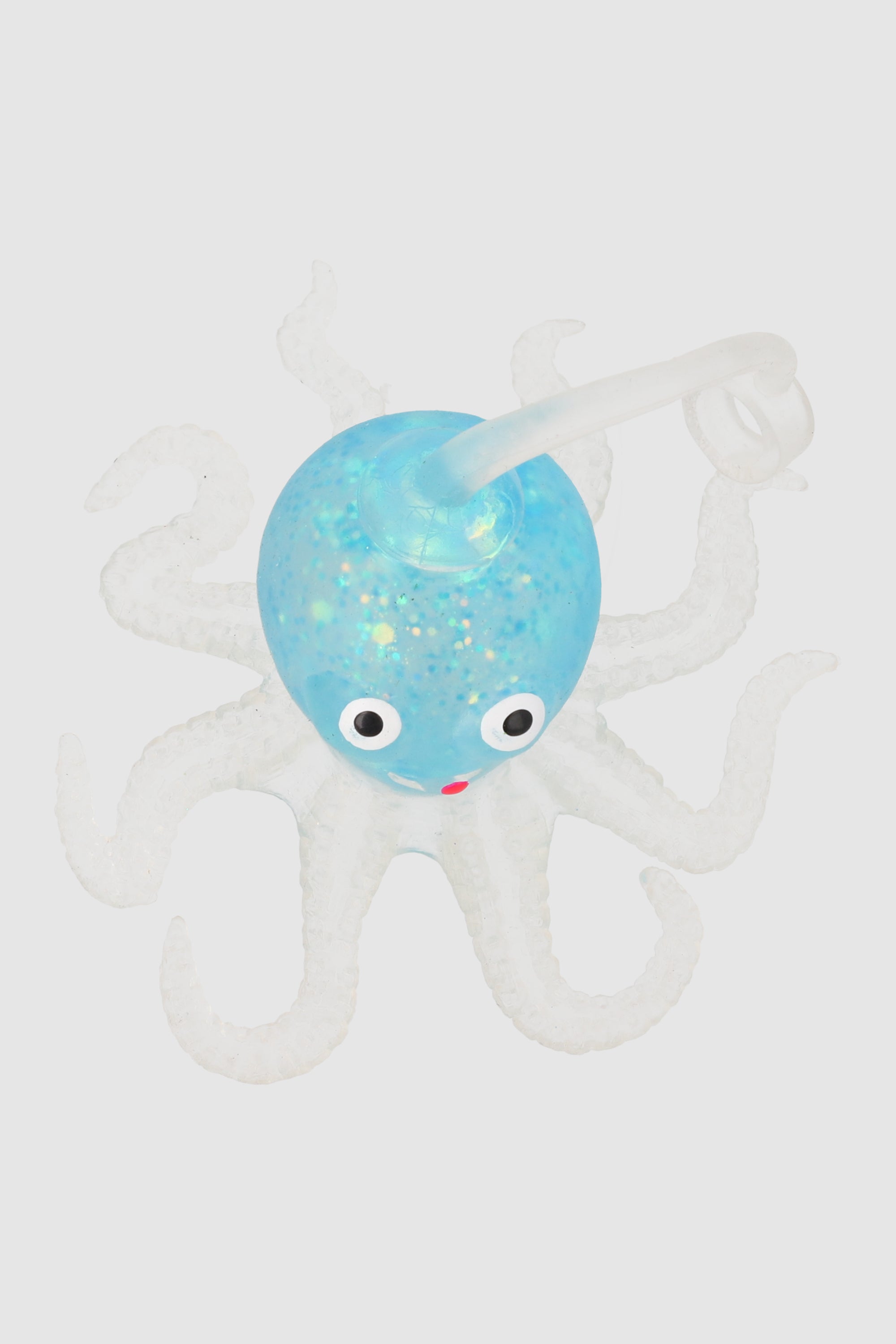 Squishy Pulpo Glitter AZUL