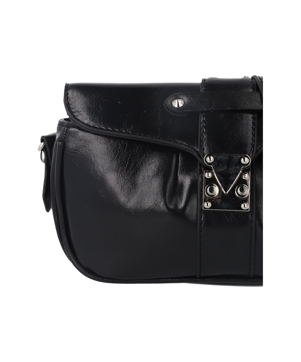 Bolsa Hombro Pliegues NEGRO