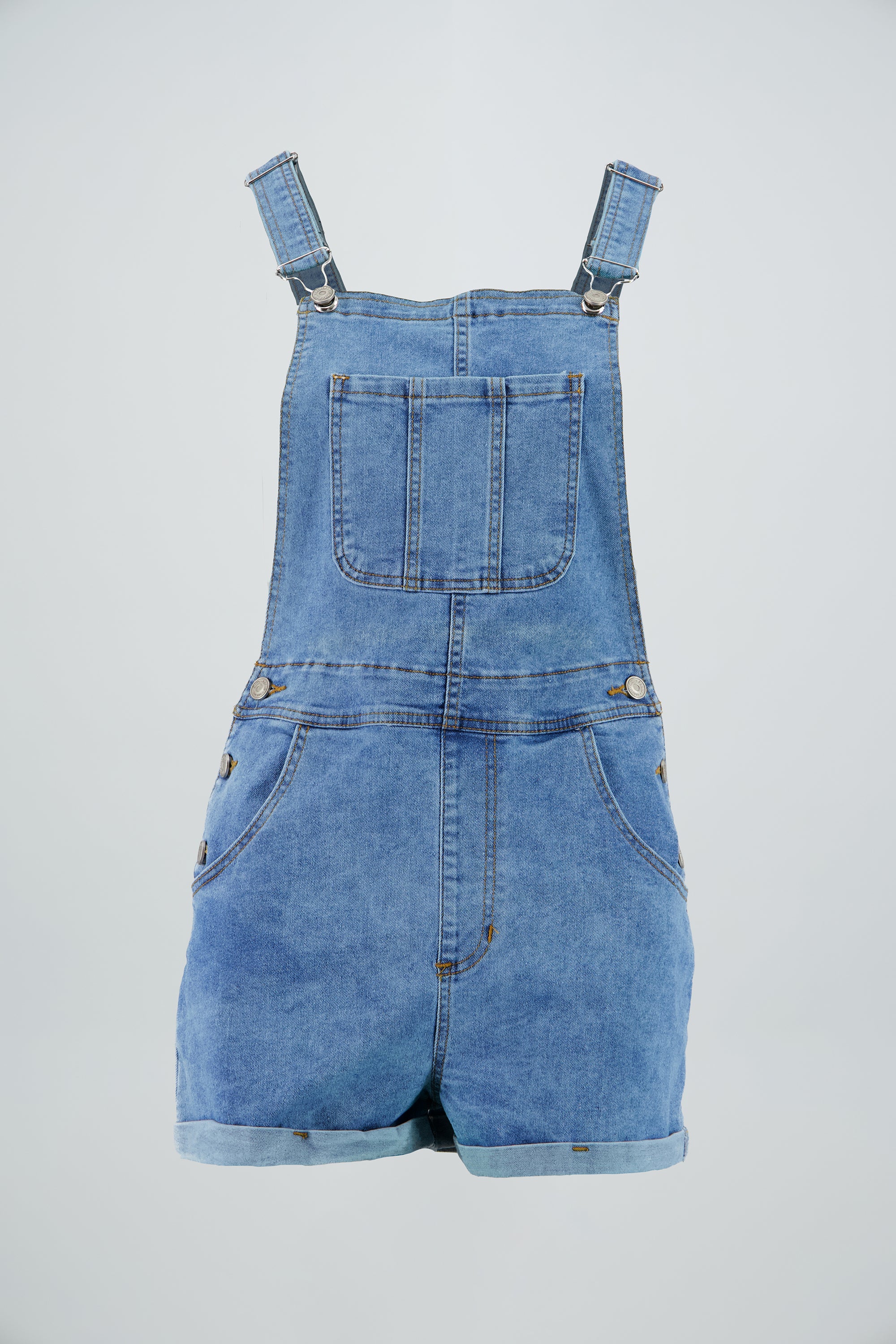 Overol Denim Short ACID LIGHT
