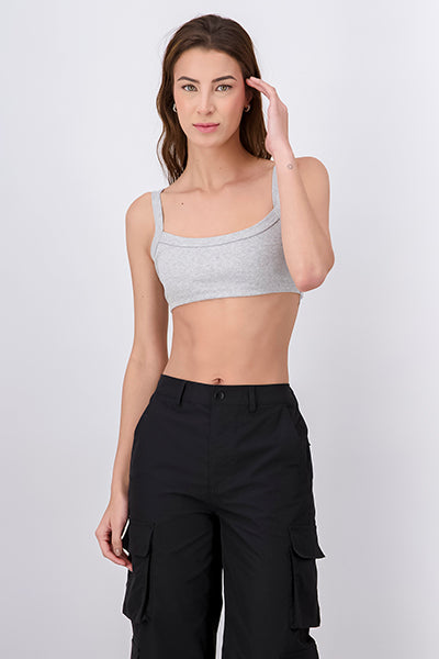 Top crop rib tirantes