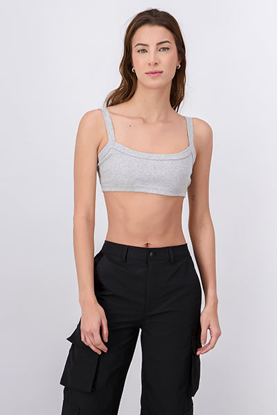 Top crop rib tirantes