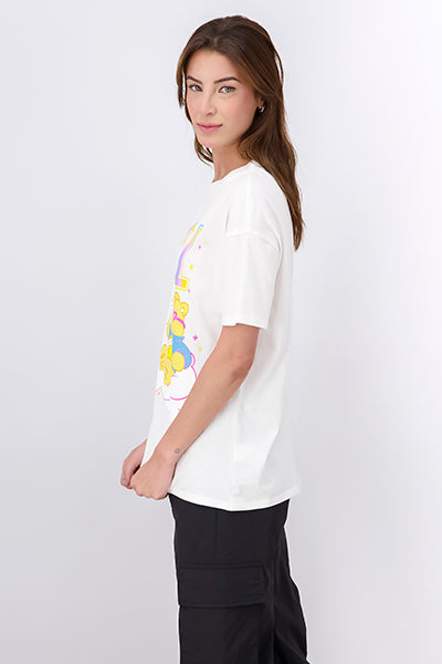 Playera ositos cariñositos cool CREMA
