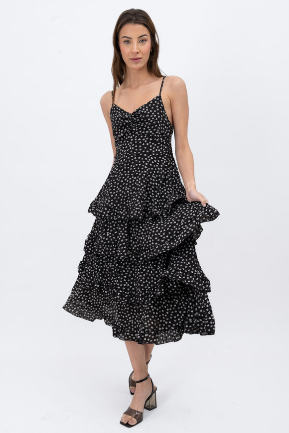 Maxi Vestido Olanes Flores