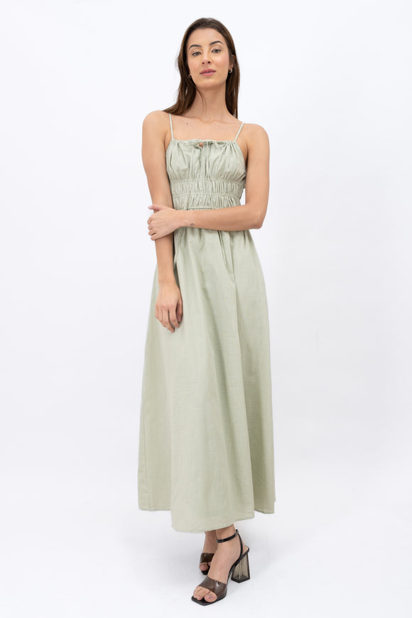 Maxi Vestido Tirantes Liso