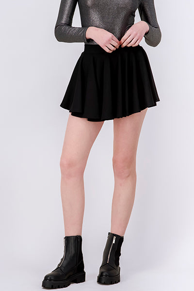 Falda Mini Skater Lisa NEGRO