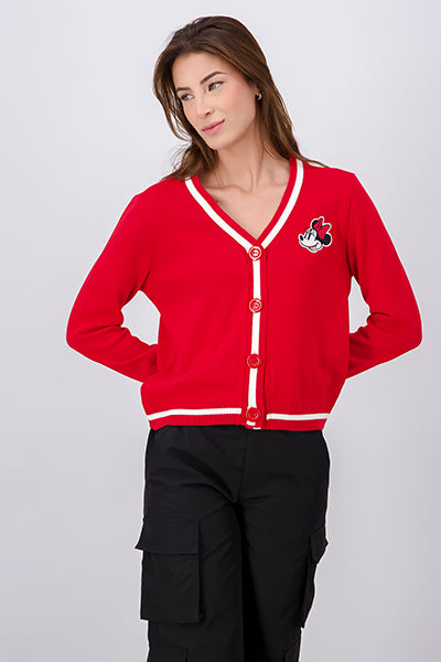 Cardigan tejido Minnie Mouse