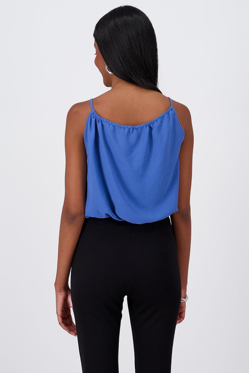 Top Halter Ligero AZUL