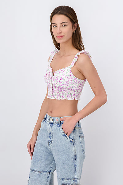 Top crop copas flores