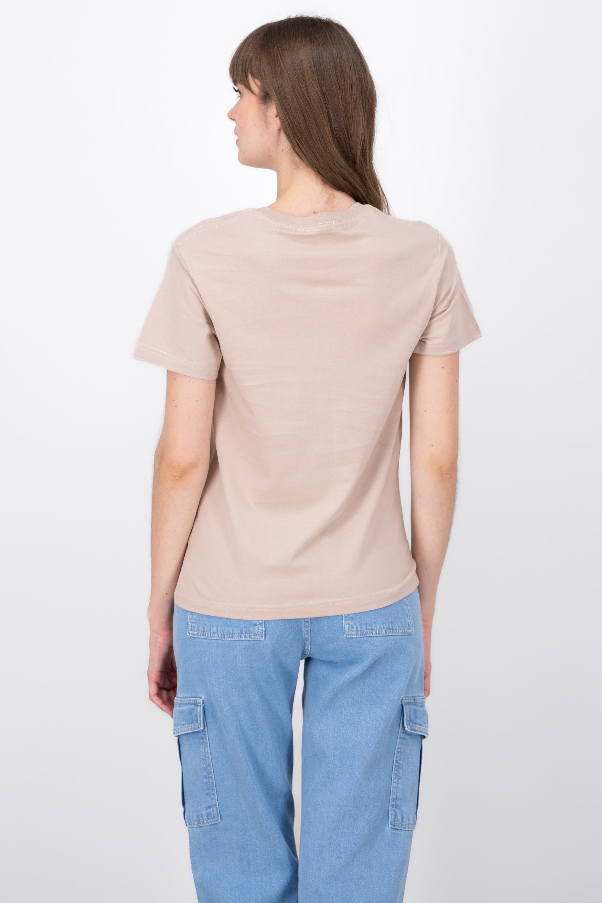 Playera Estampado Conejo BEIGE