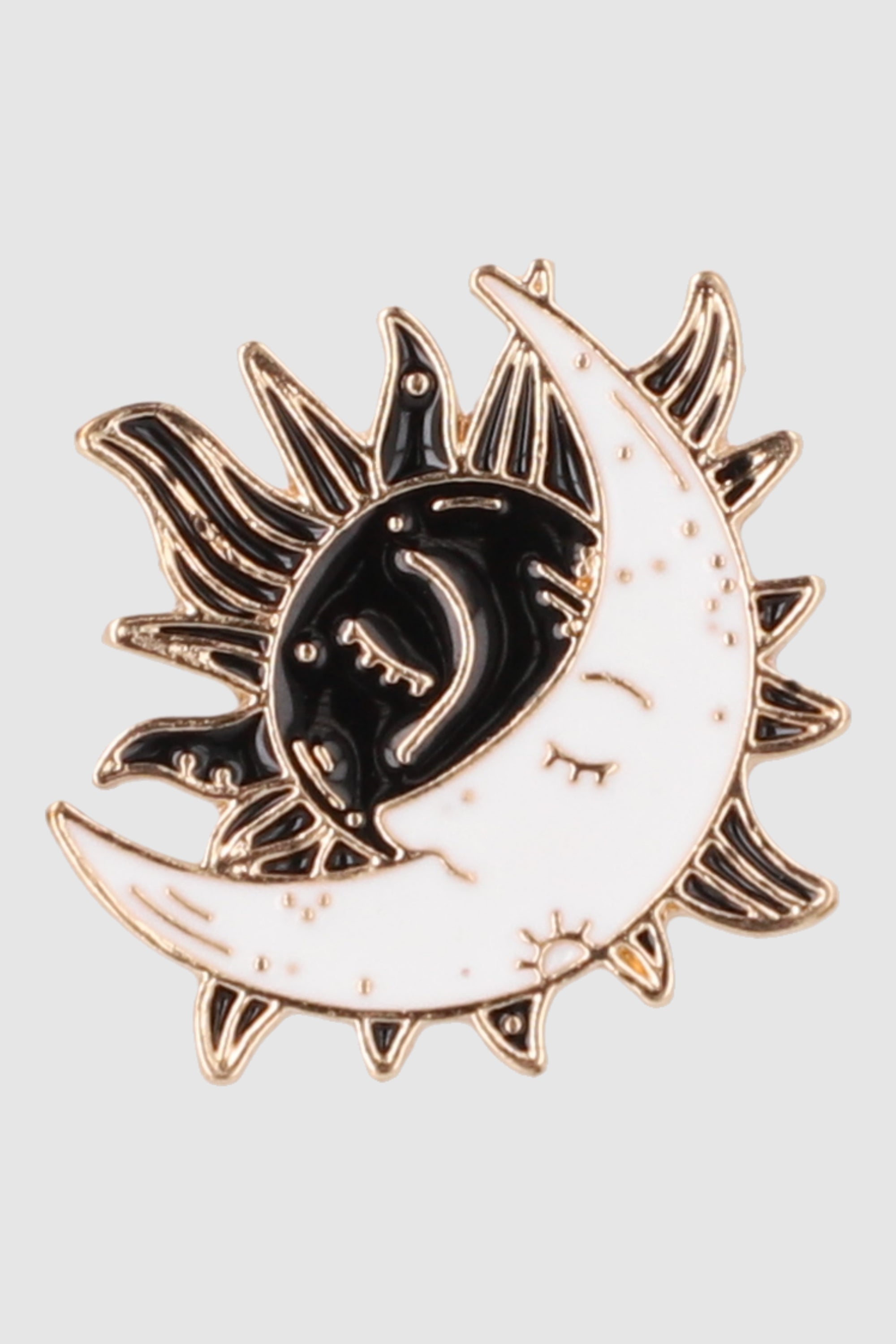 Pin Sol Y Luna Mix NEGRO BLANCO