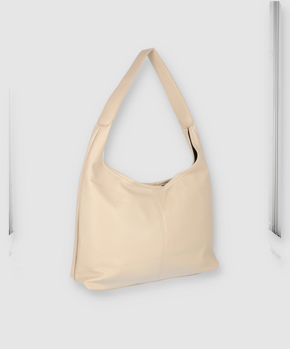 Bolsa Tote Grande Flores TAUPE