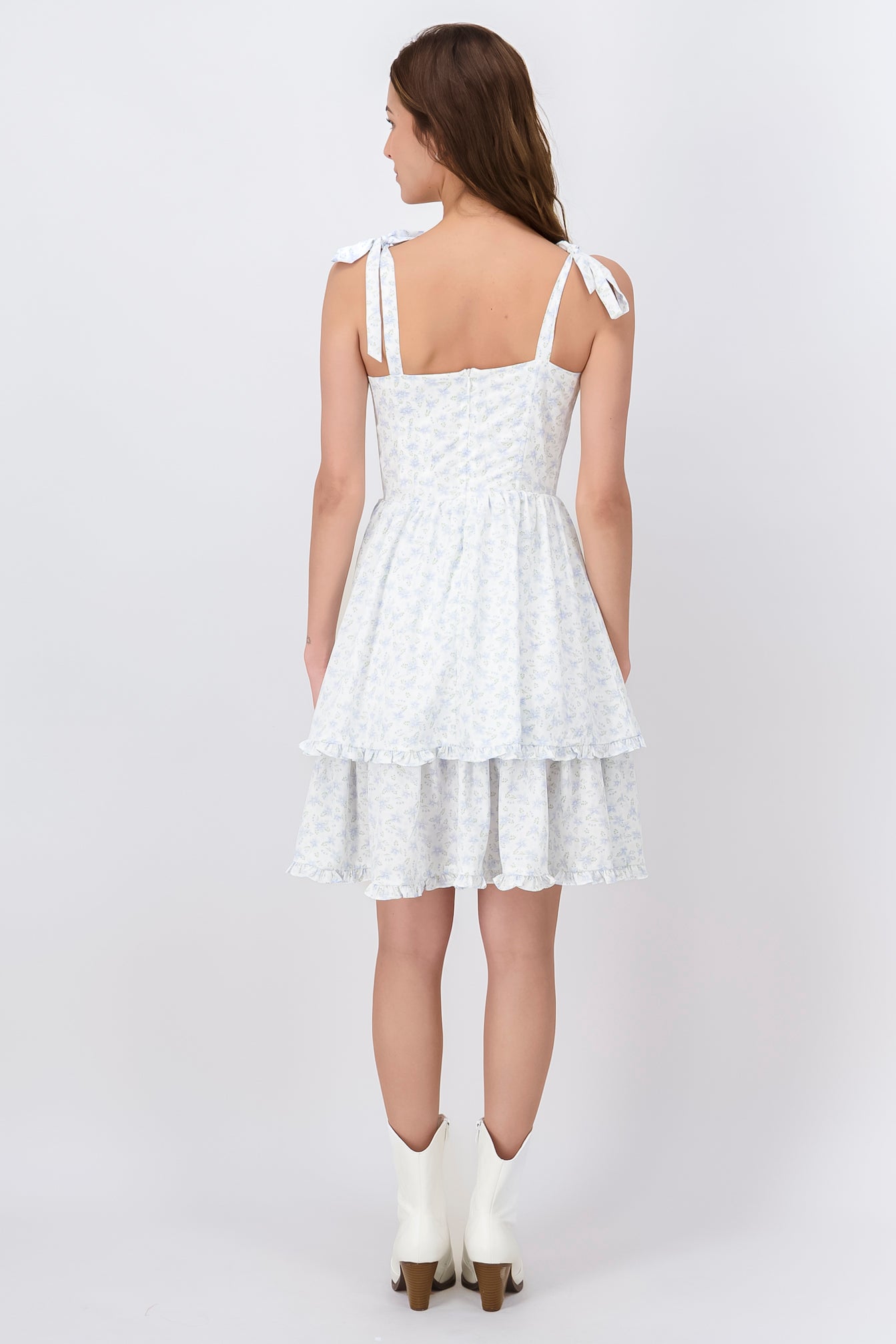Vestido Olanes Copas AZUL COMBO