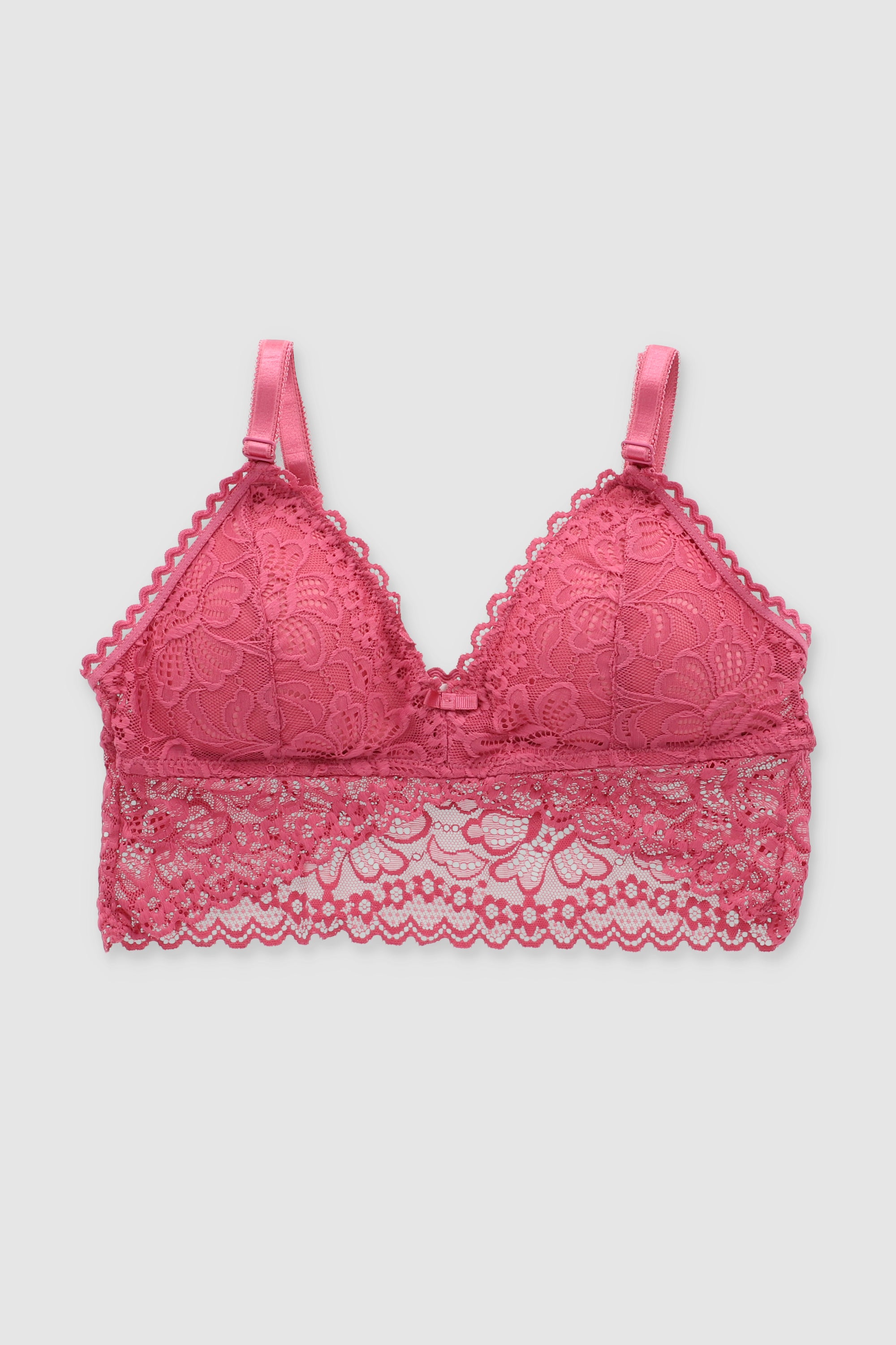 Bralette encaje flores MALVA