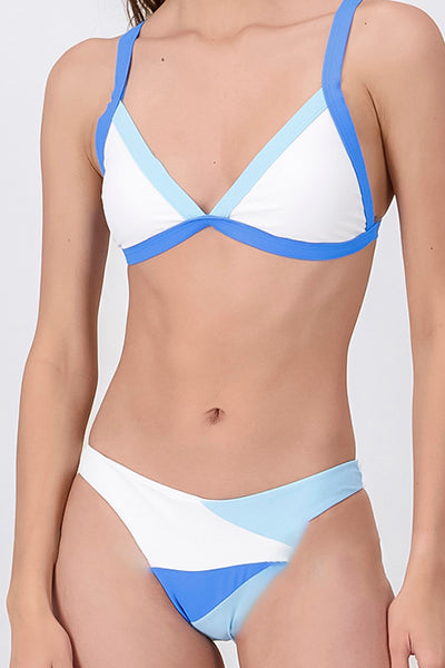 Bikini bloques color BLANCO COMBO