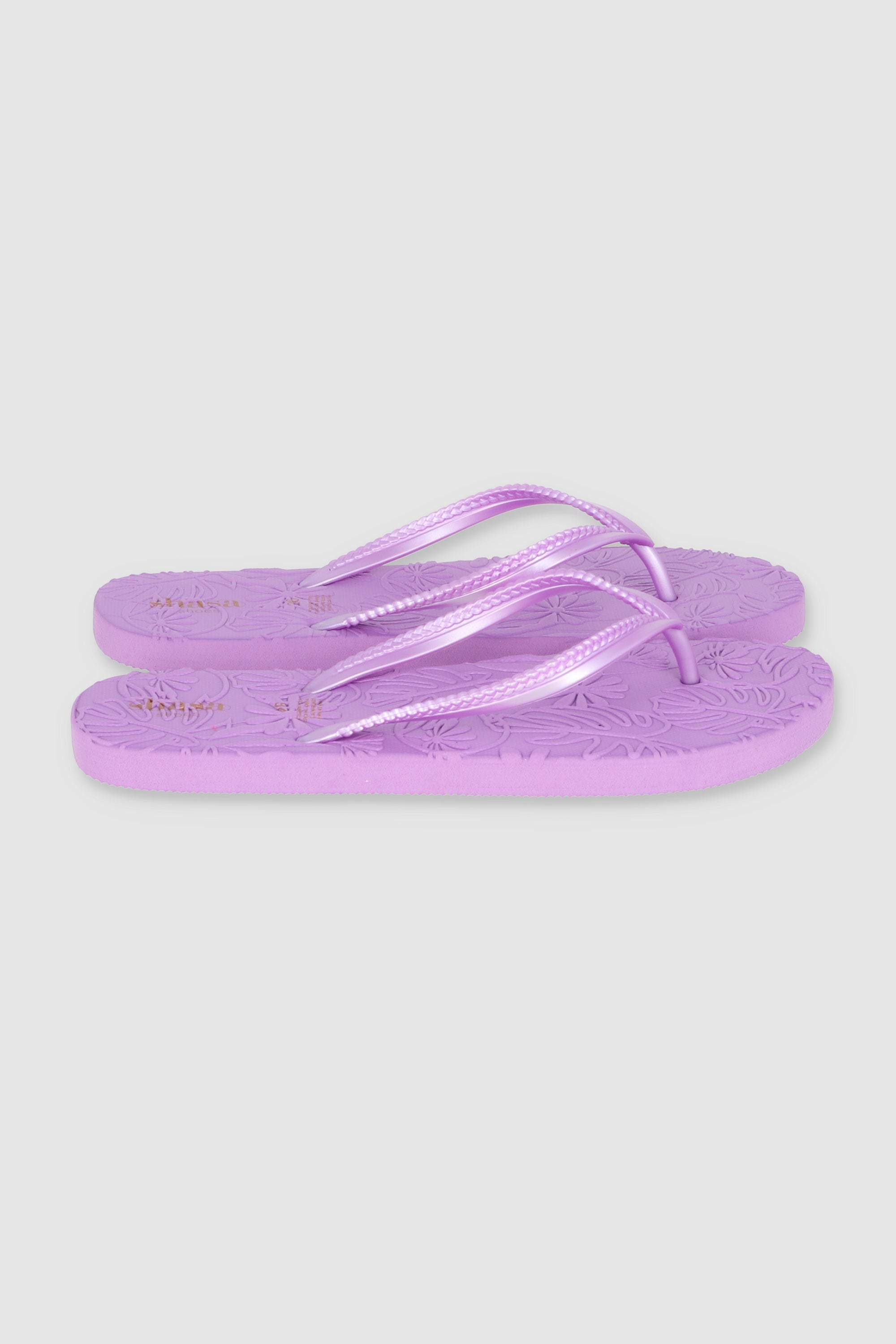 Flip Flop Textura Flores LILA