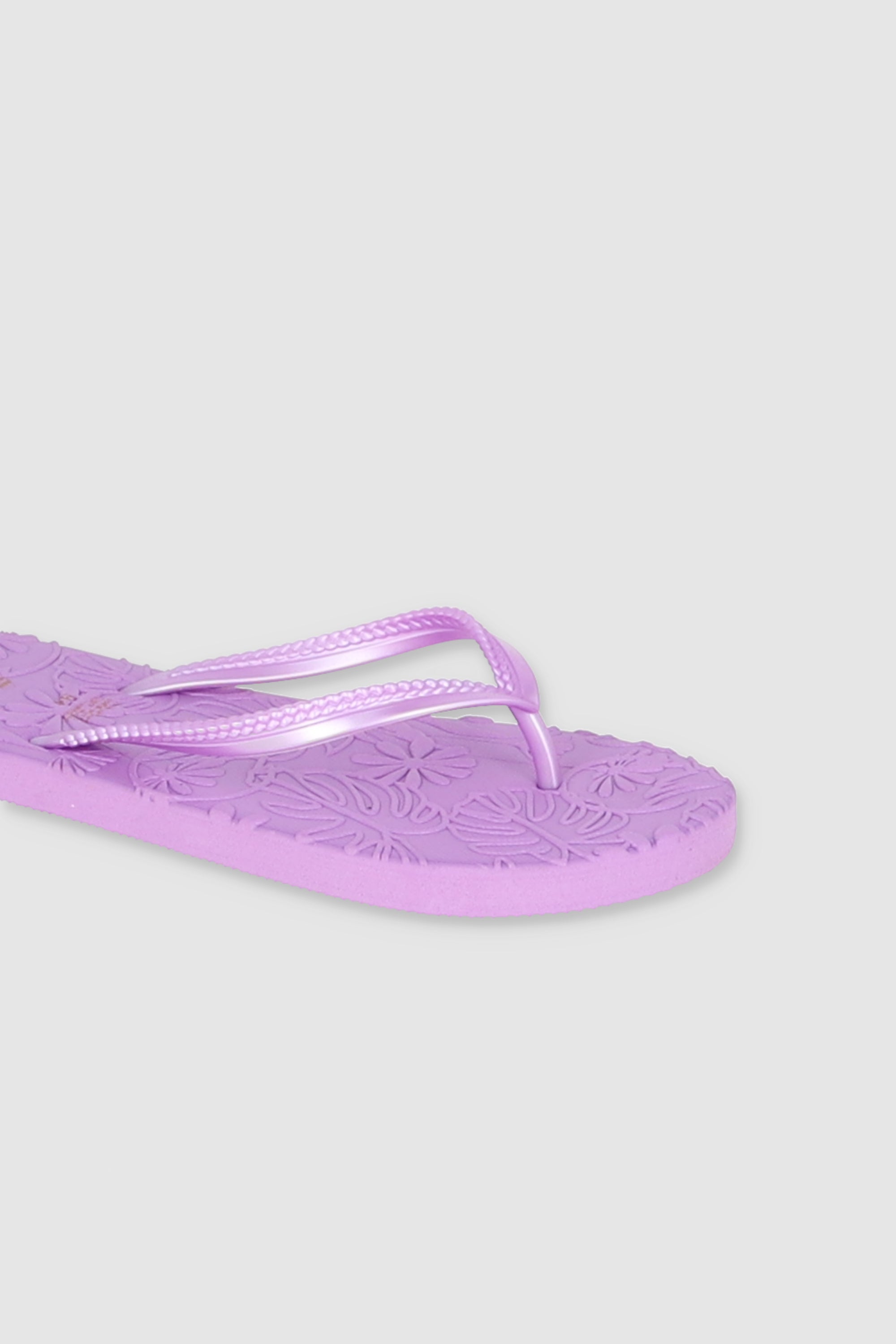 Flip Flop Textura Flores LILA