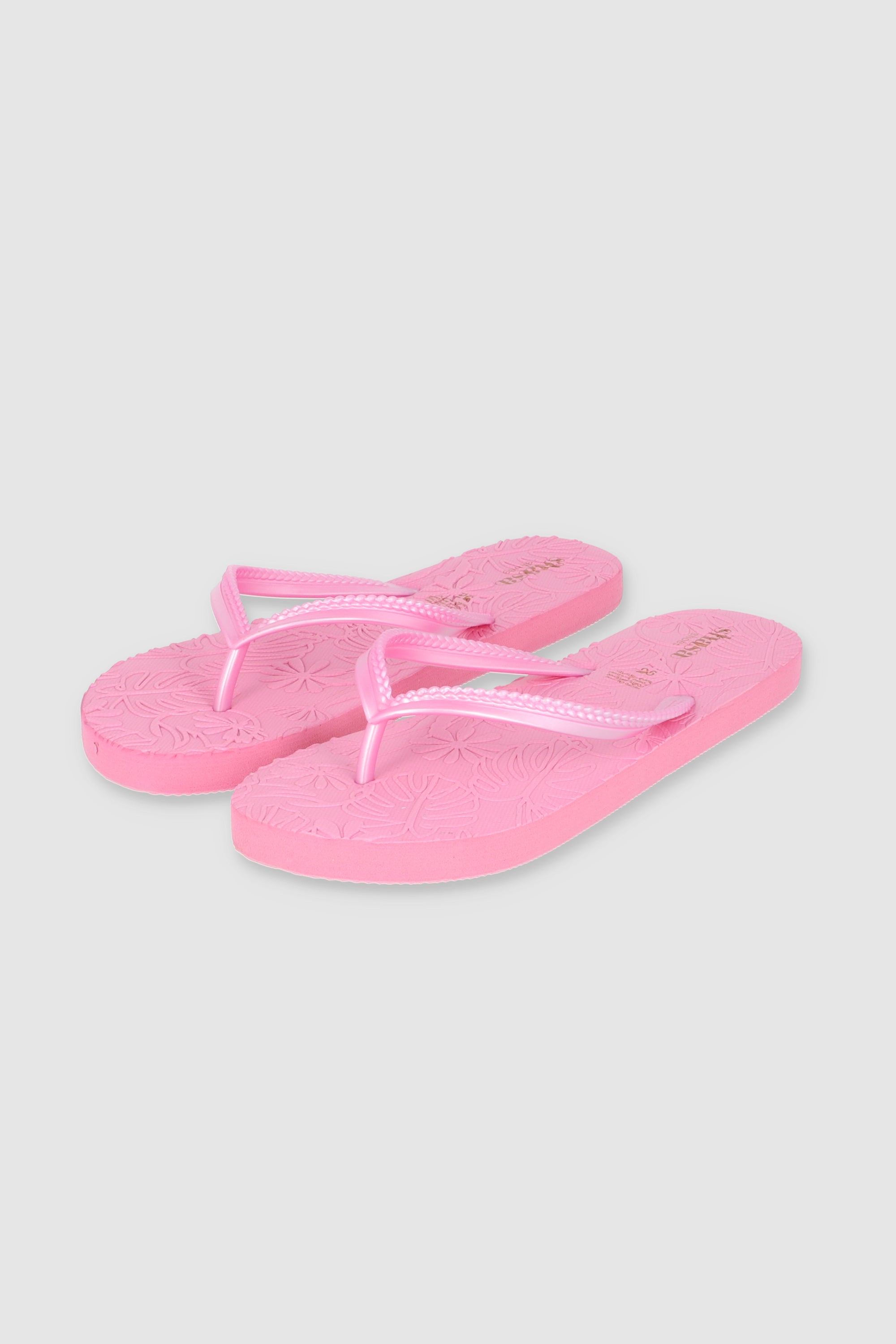 Flip Flop Textura Flores ROSA