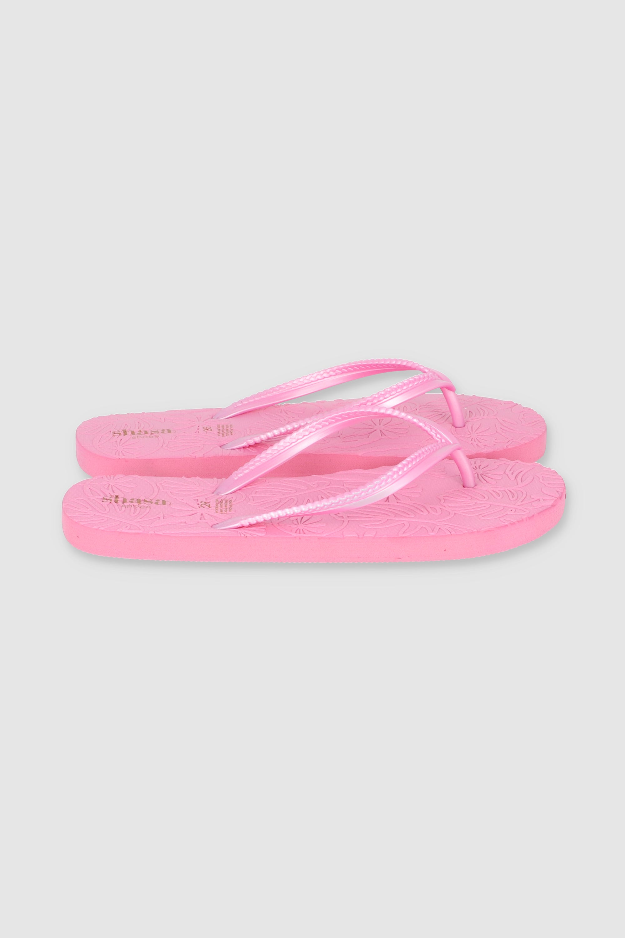 Flip Flop Textura Flores ROSA