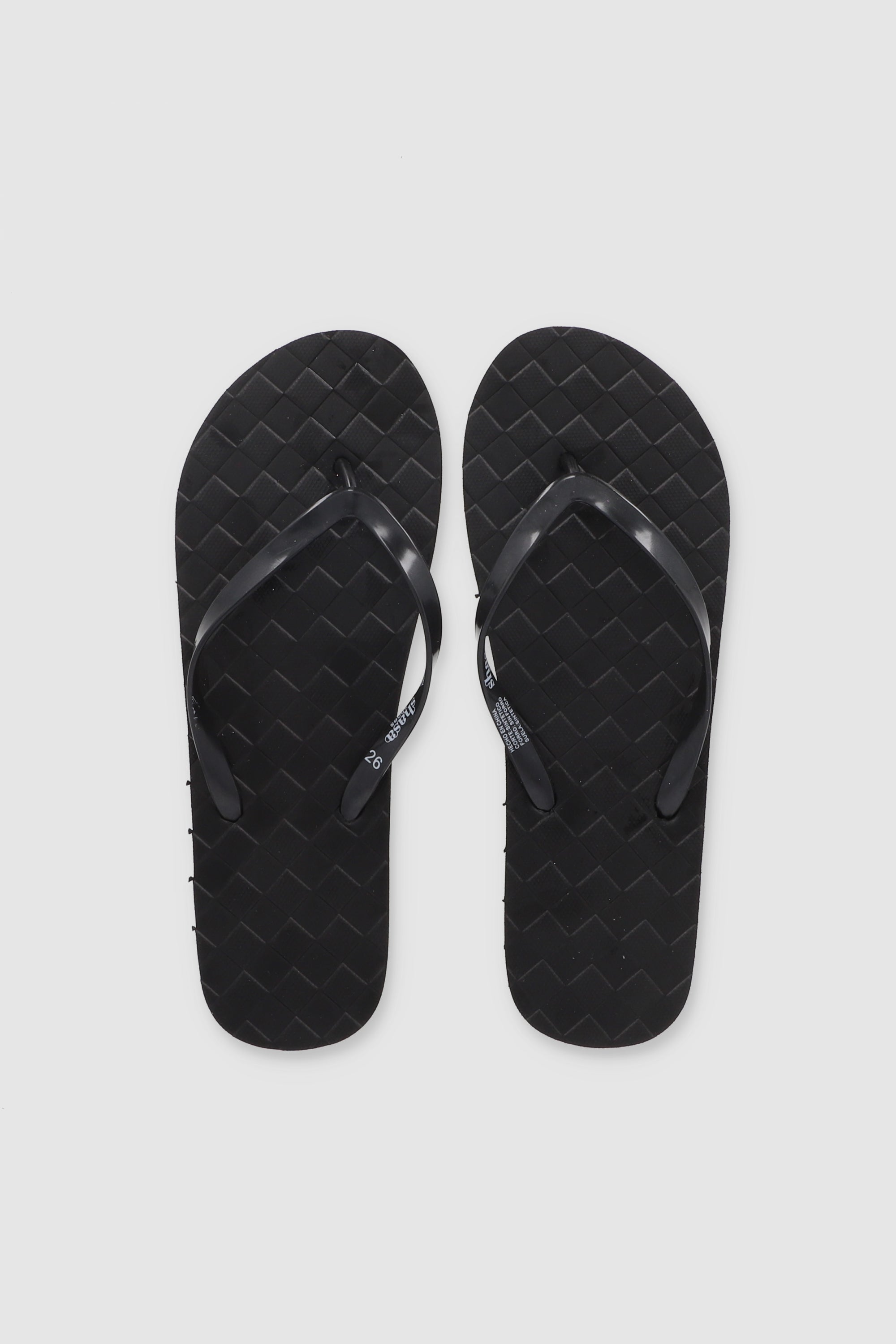 Flip Flop Textura Canasta NEGRO