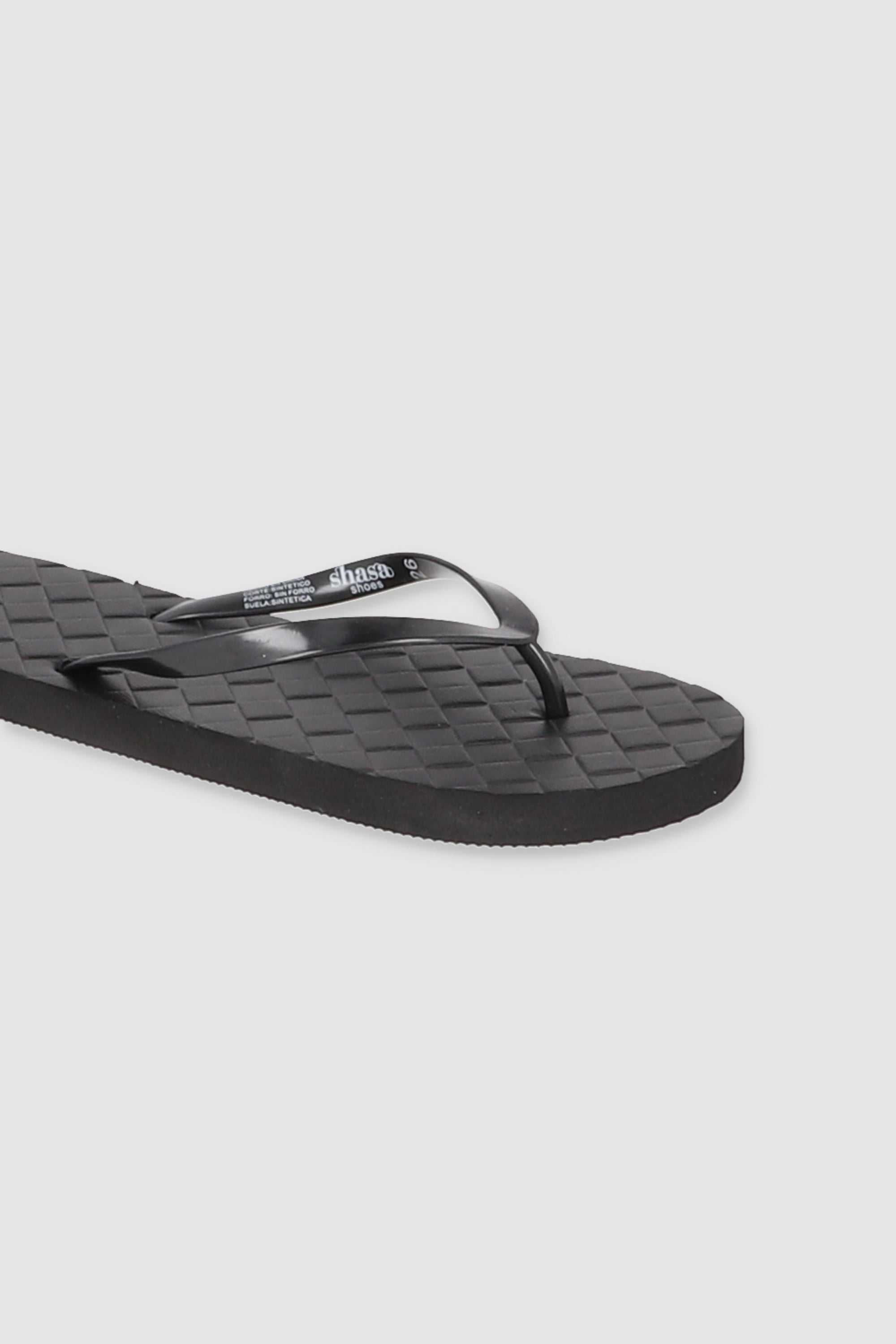 Flip Flop Textura Canasta NEGRO