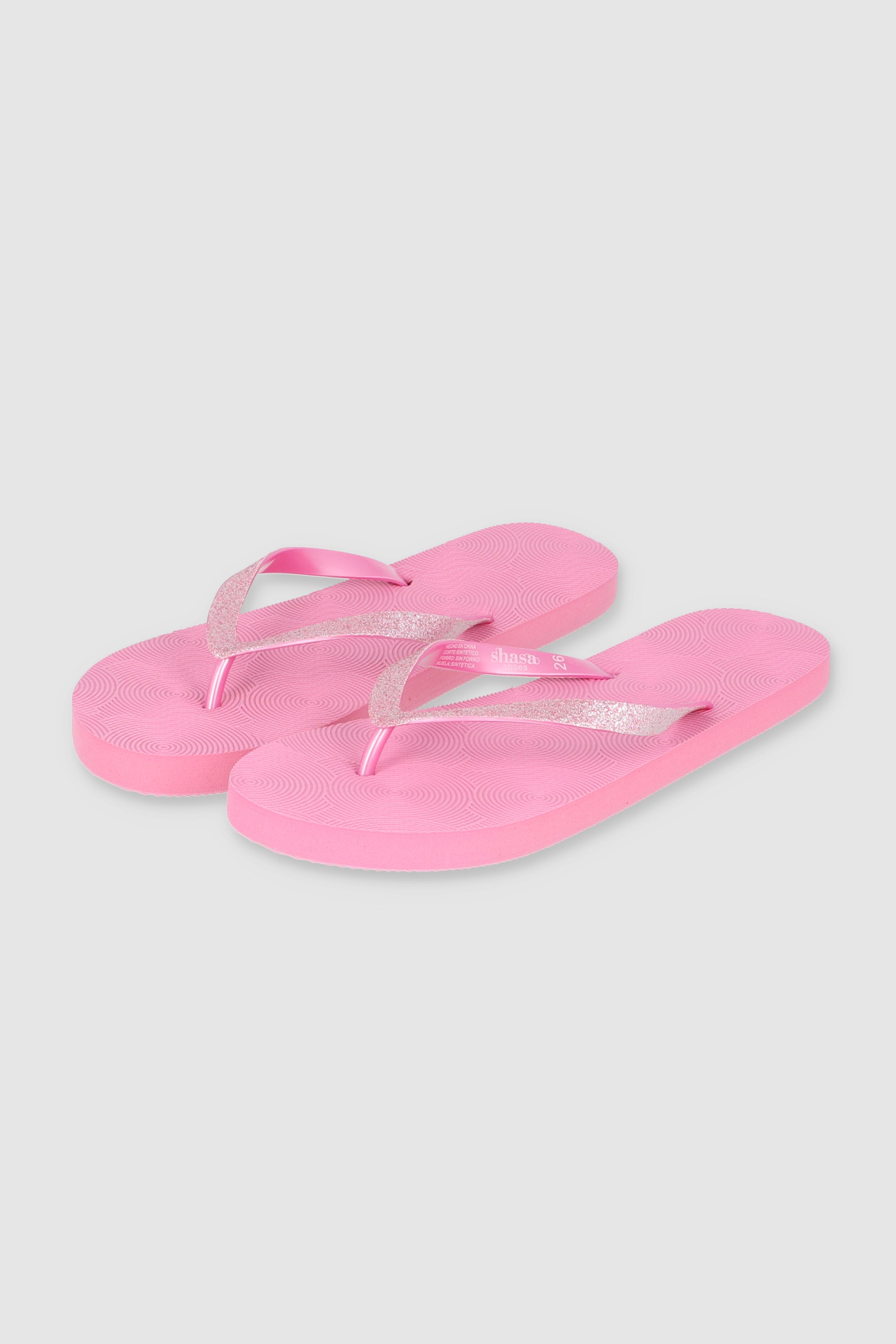 Flip Flops Textura Circulos ROSA