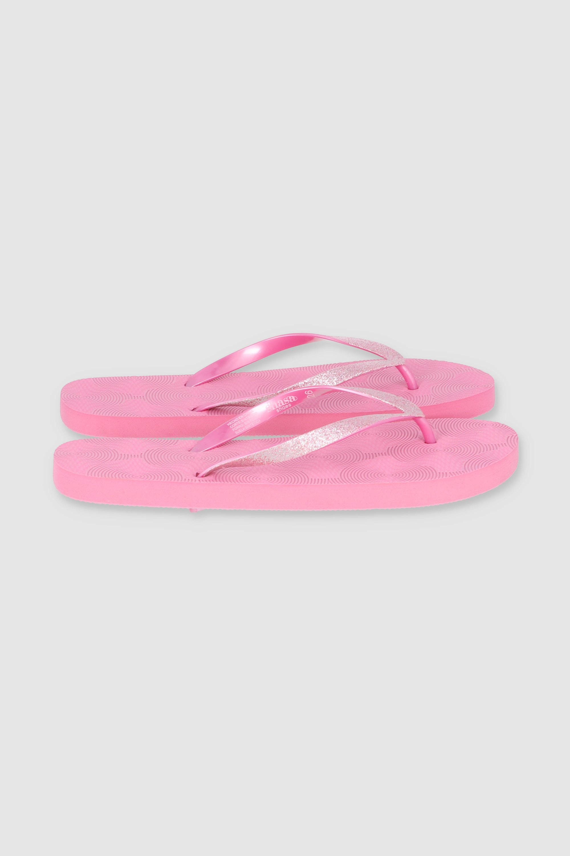 Flip Flops Textura Circulos ROSA