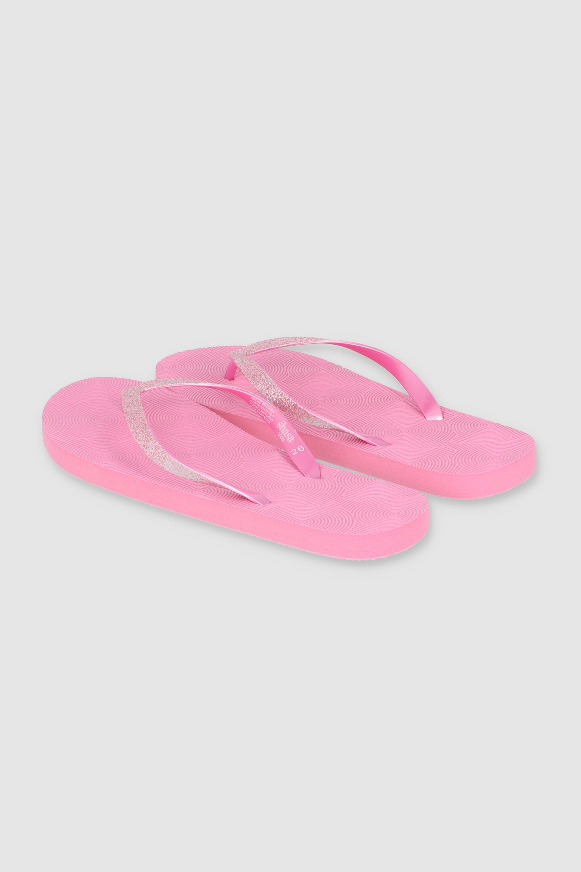 Flip Flops Textura Circulos ROSA