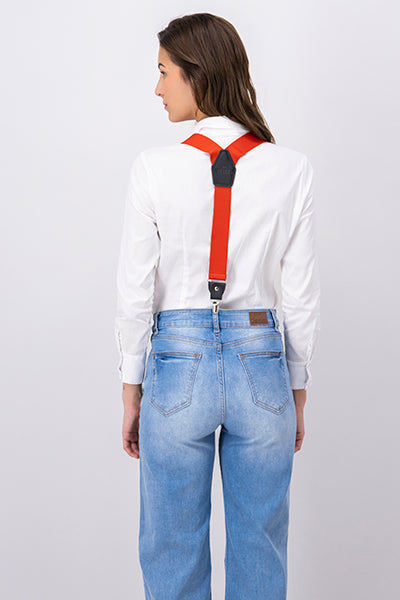 Usar Tirantes Pantalones Con Tirantes De Mezclilla Tirantes