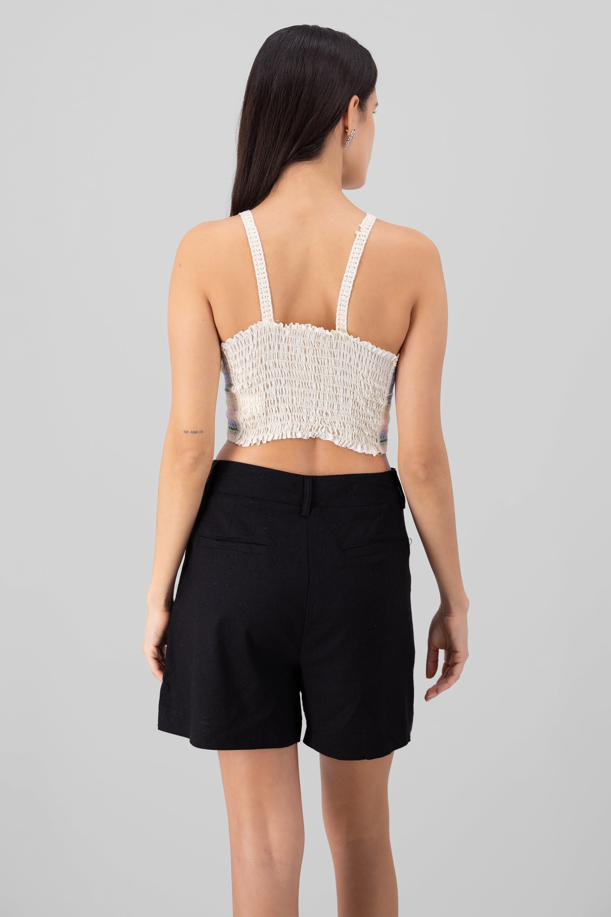 Top Crochet Copas MULTICOLOR