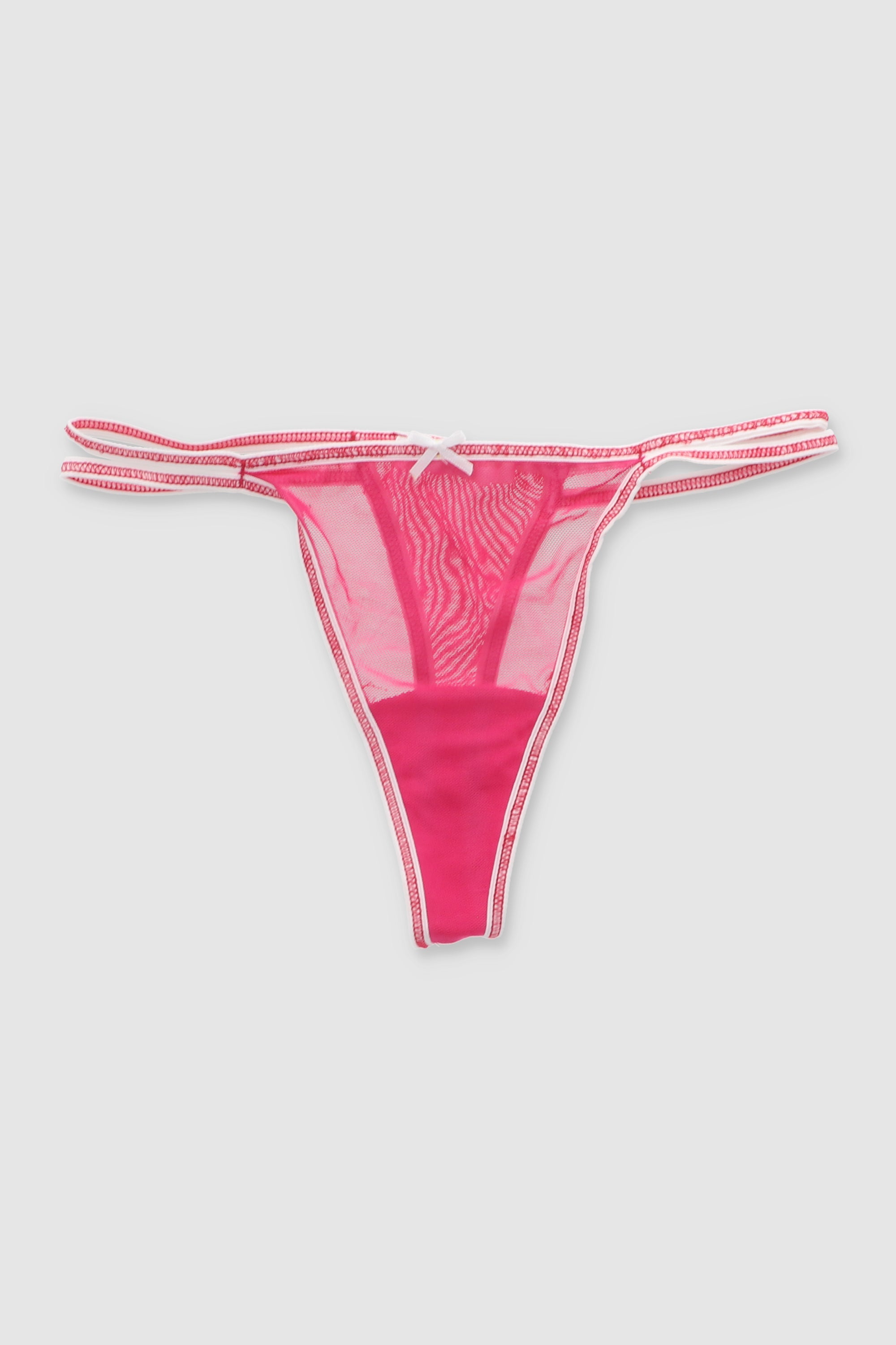 Tanga mesh ROSA NEON