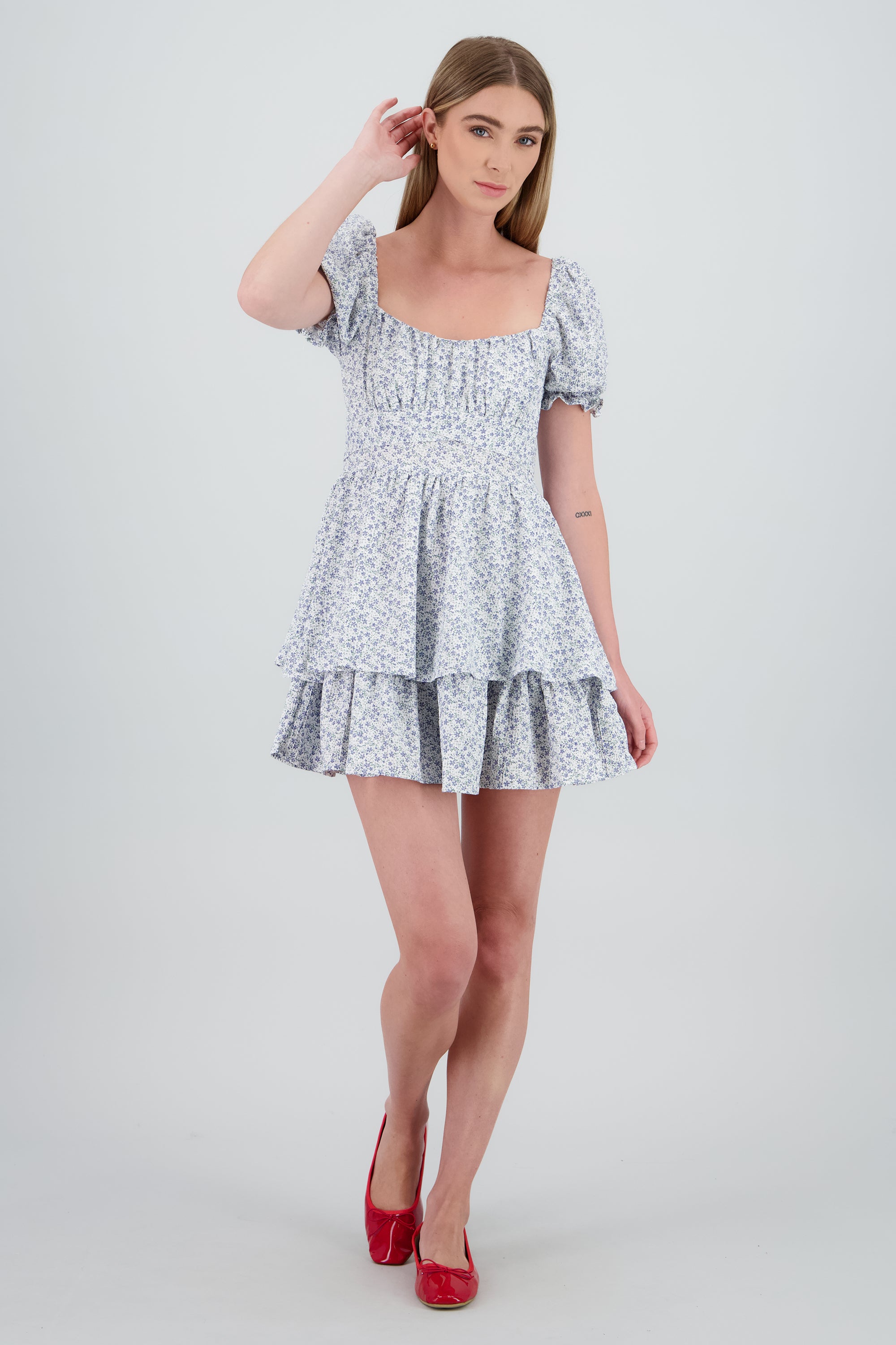 Vestido Olanes Mini Flores