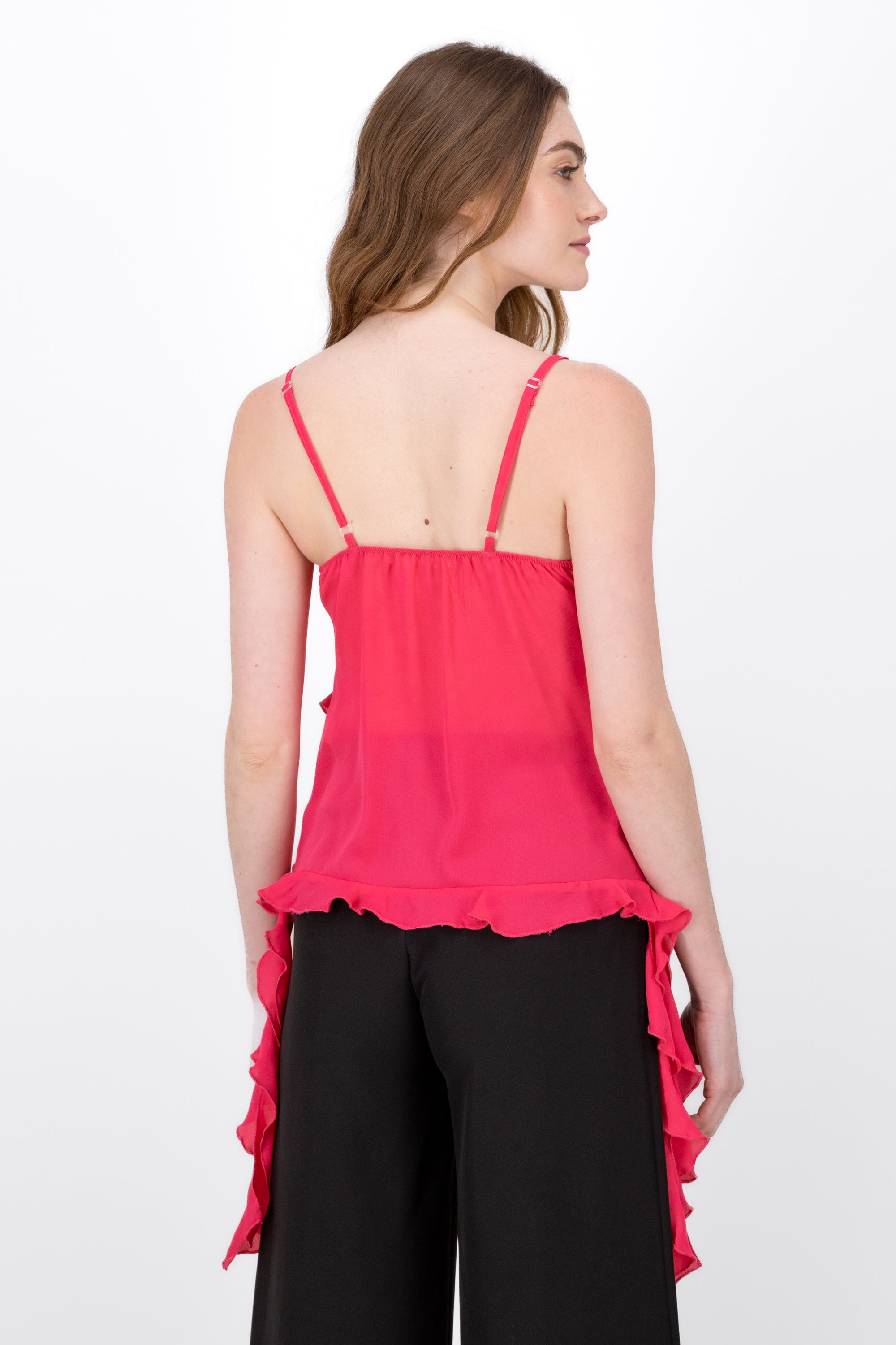 Blusa Tirantes Detalle Olanes FIUSHA