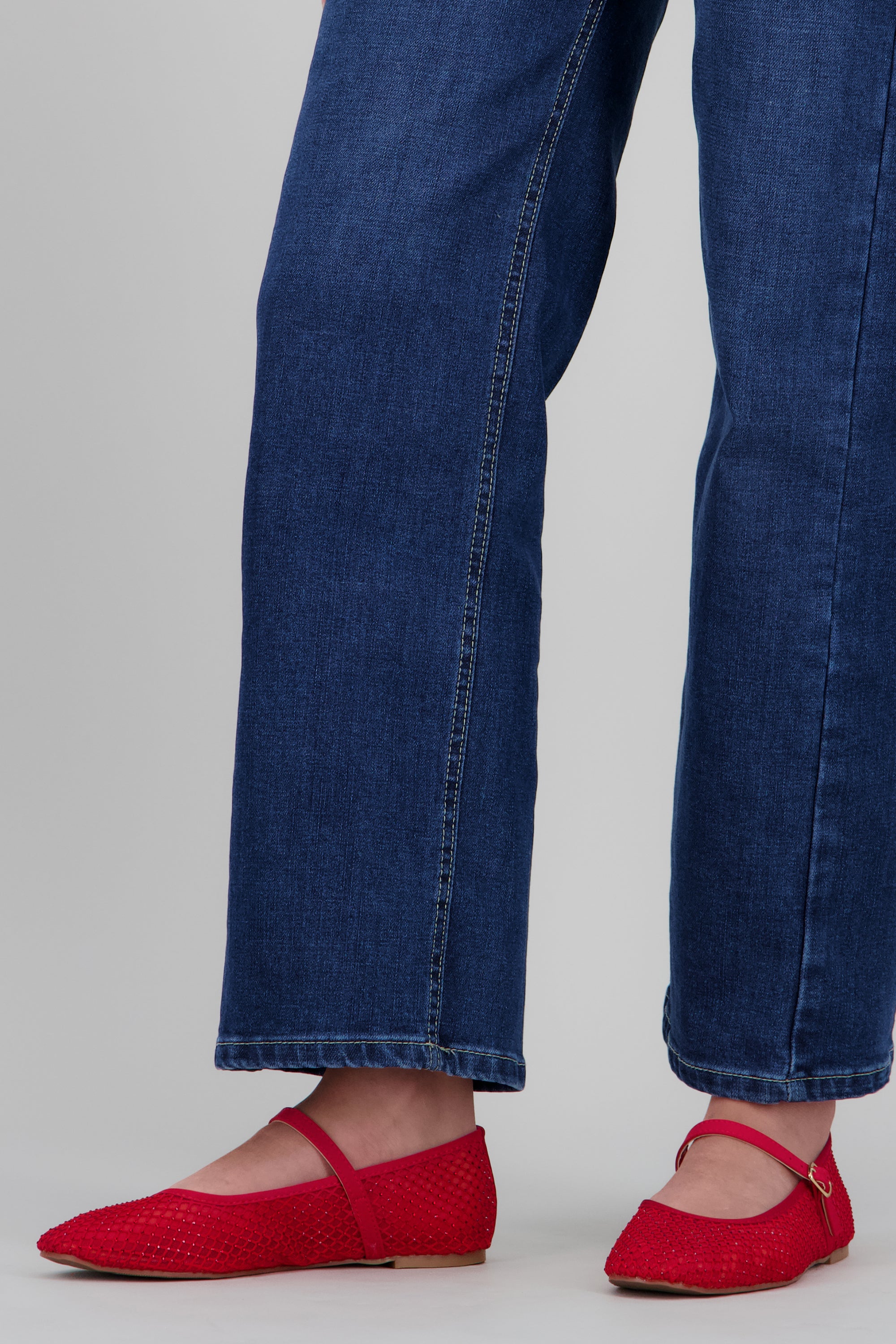 Flat malla brillos correa ROJO