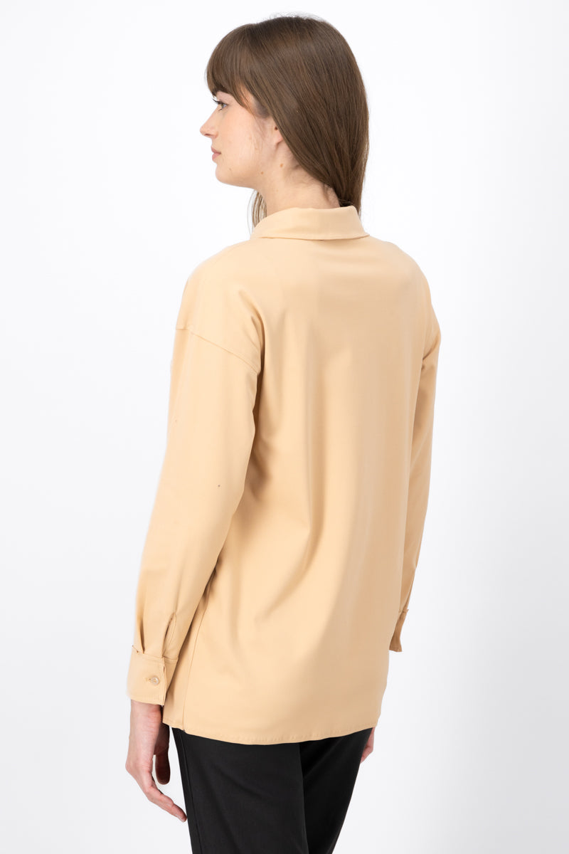 Sobrecamisa larga fluida NUDE