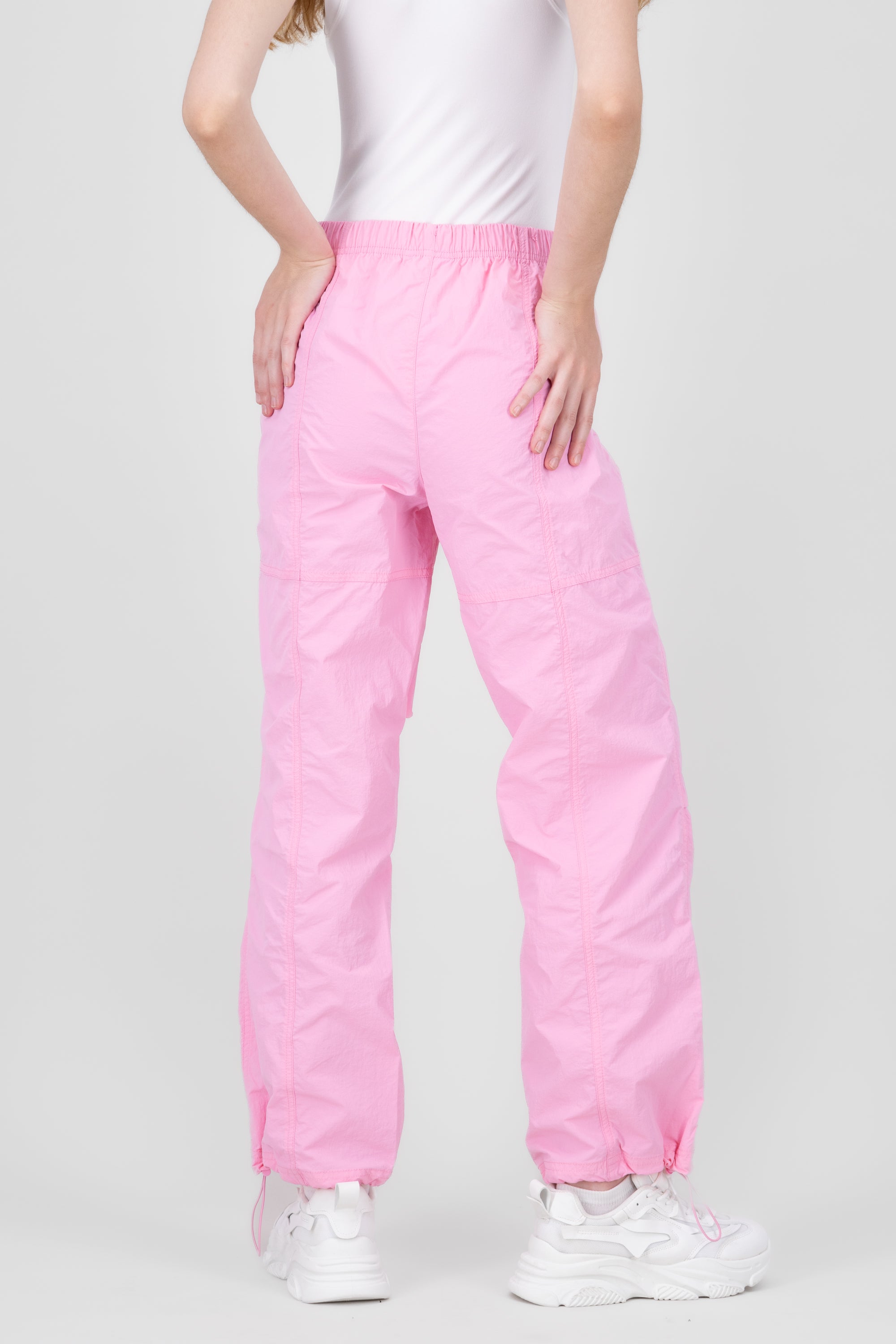 Pantalones Tipo Parachute ROSA