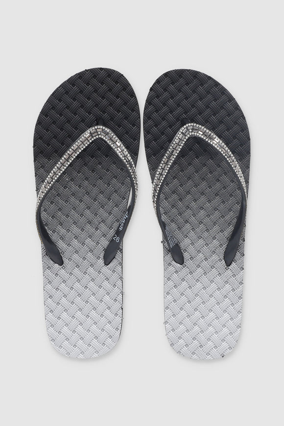 Flip Flops Textura Canasta Chinela Brillos