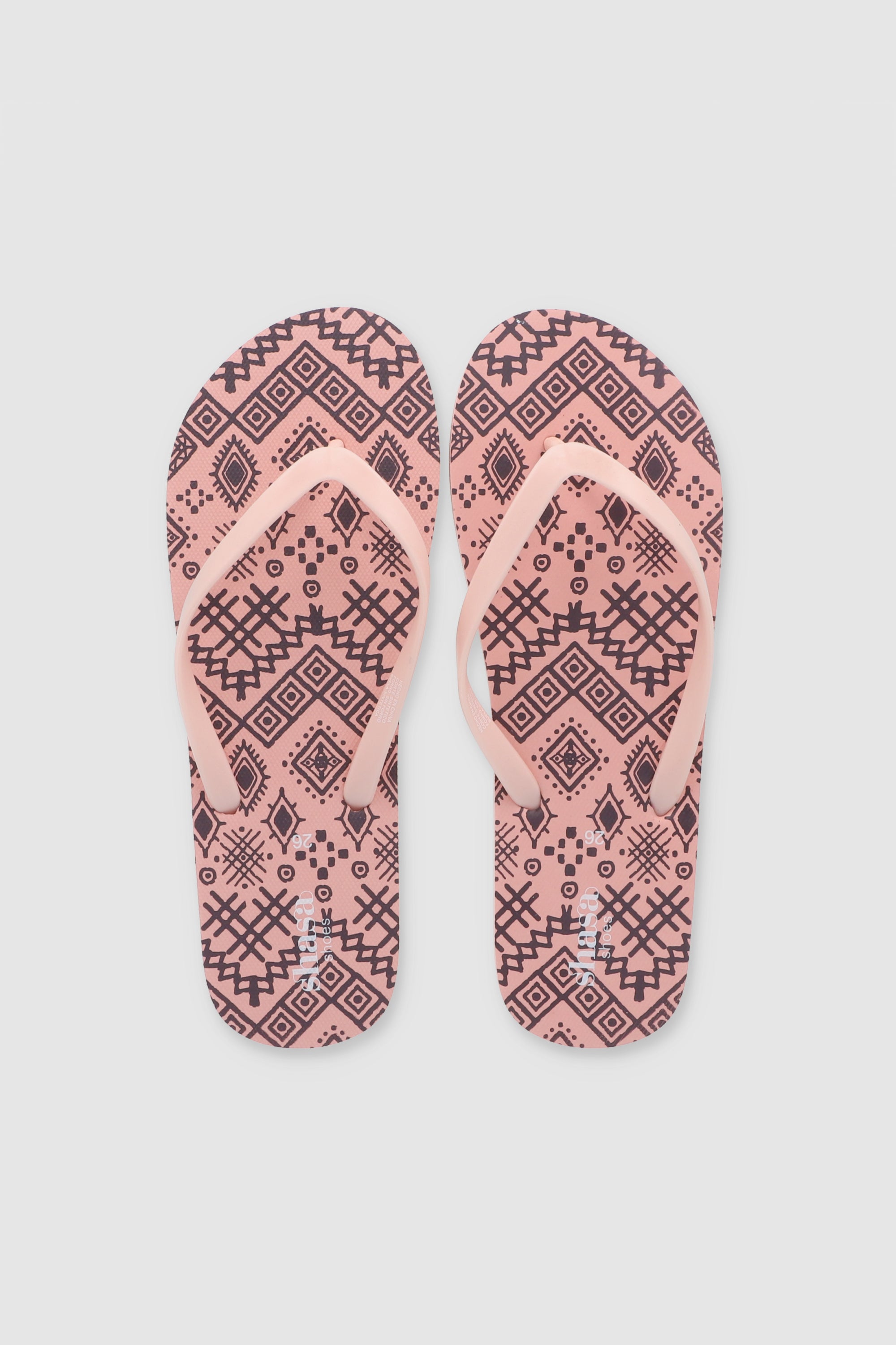 FLIP FLOPS DISEÑO TRIBAL PALO DE ROSA