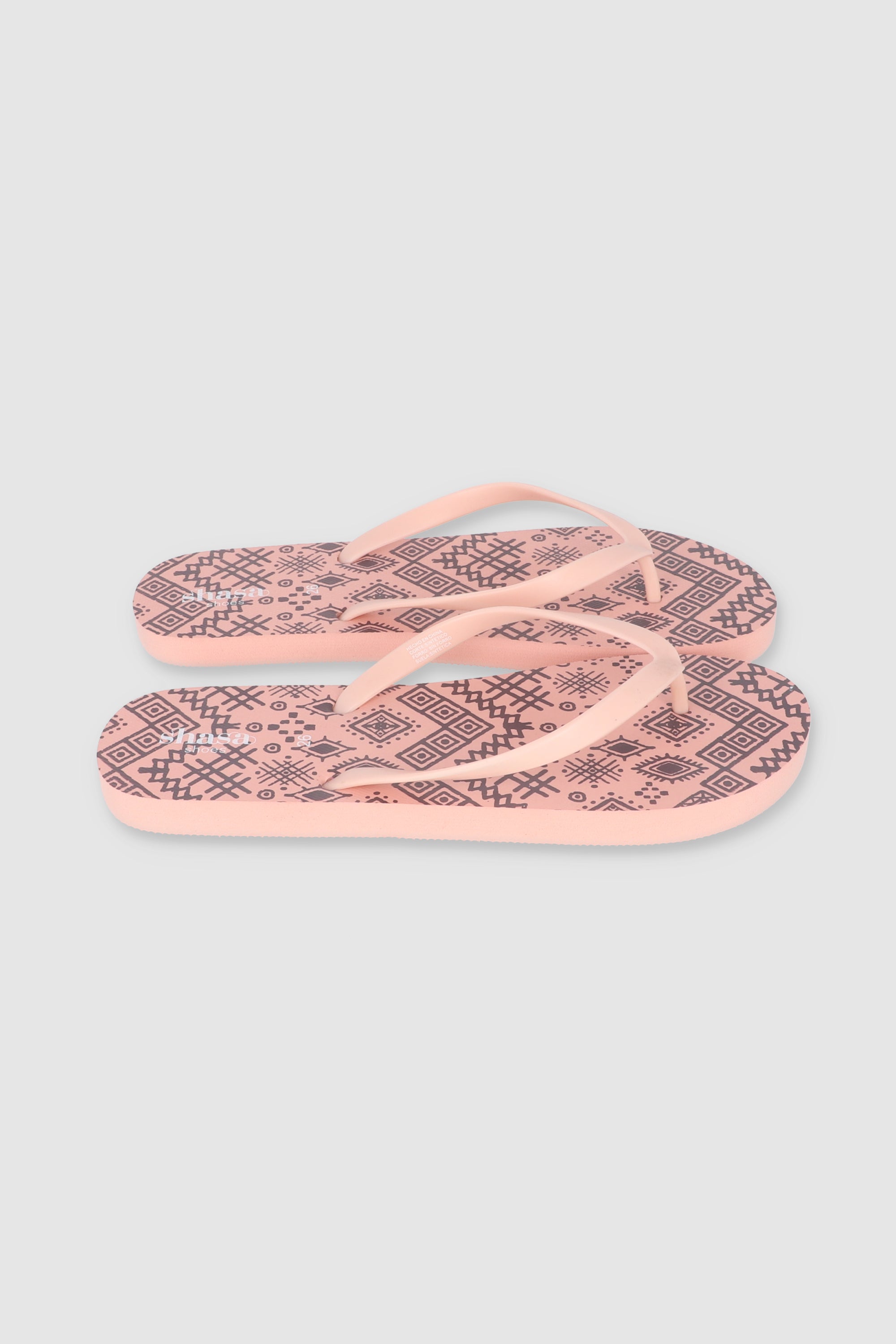 FLIP FLOPS DISEÑO TRIBAL PALO DE ROSA