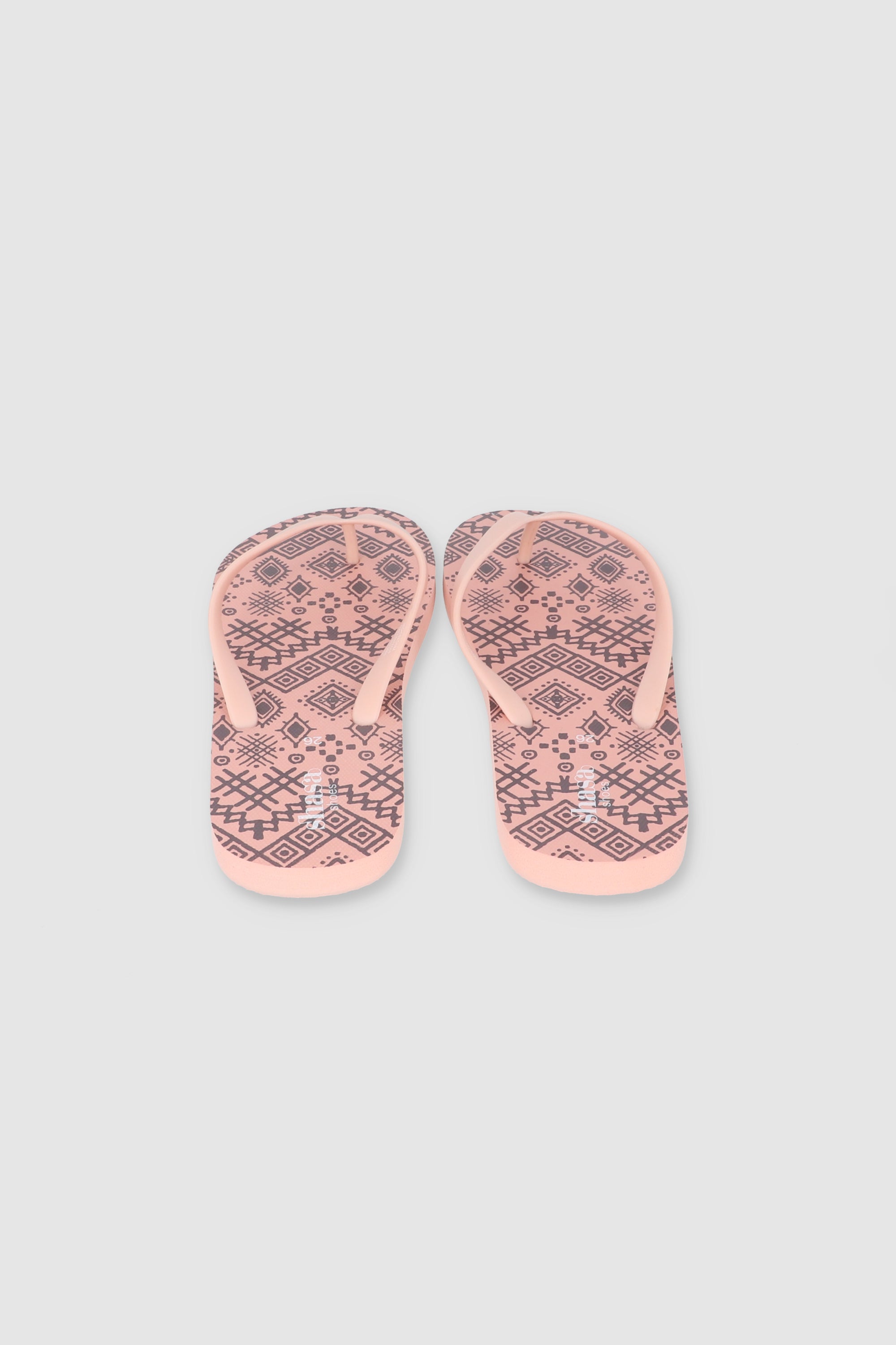 FLIP FLOPS DISEÑO TRIBAL PALO DE ROSA