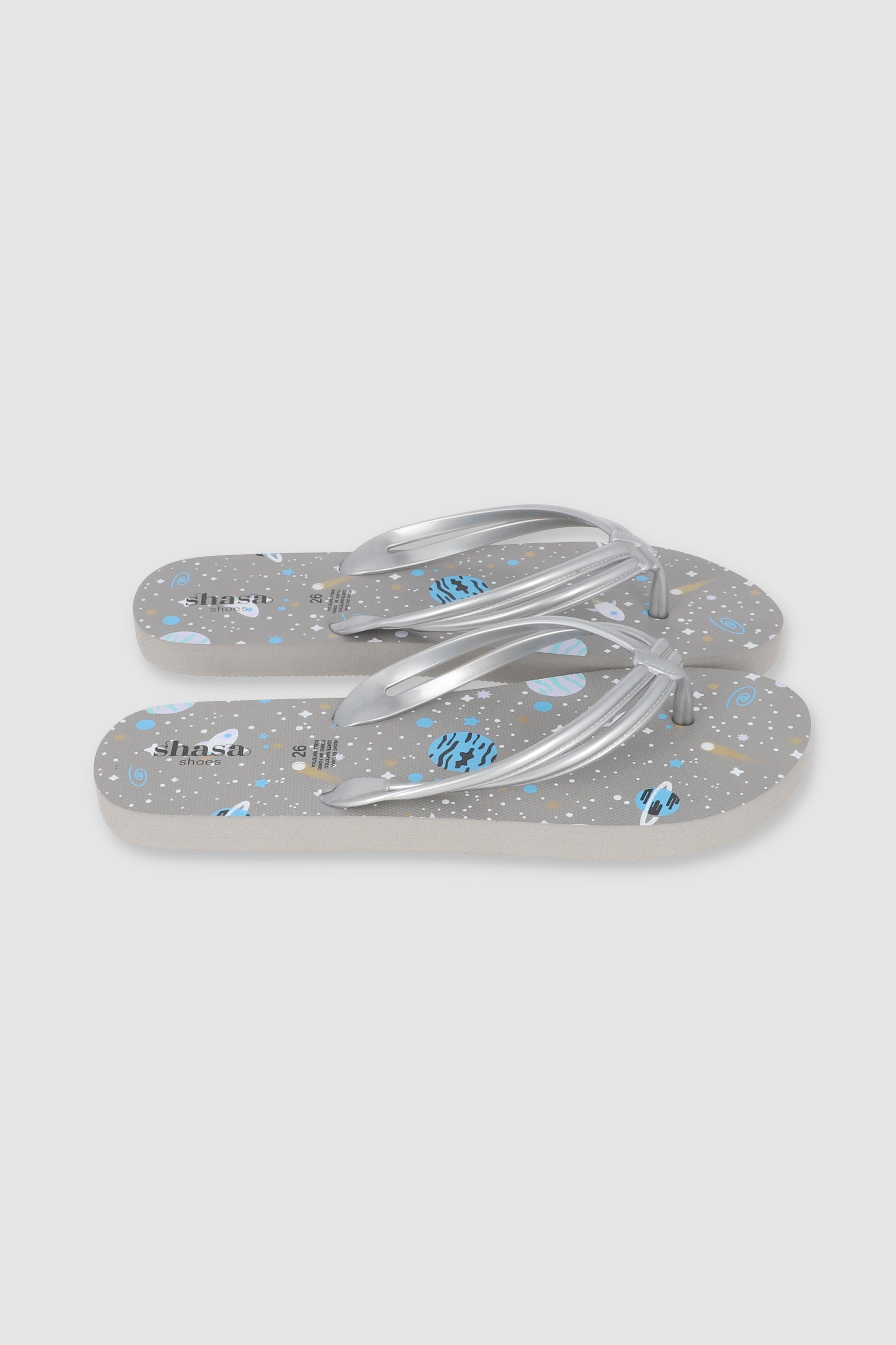 FLIP FLOPS PLANETAS PLATA